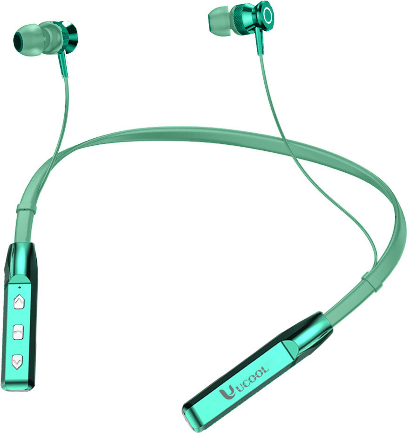Image of IZWI Sports Fit Bluetooth Earphones with 35Hrs Battery, Fast Charging, Bluetooth V5.0 Bluetooth Headset (GREEN 35HOUR BATTERY BACKUP, In the Ear)