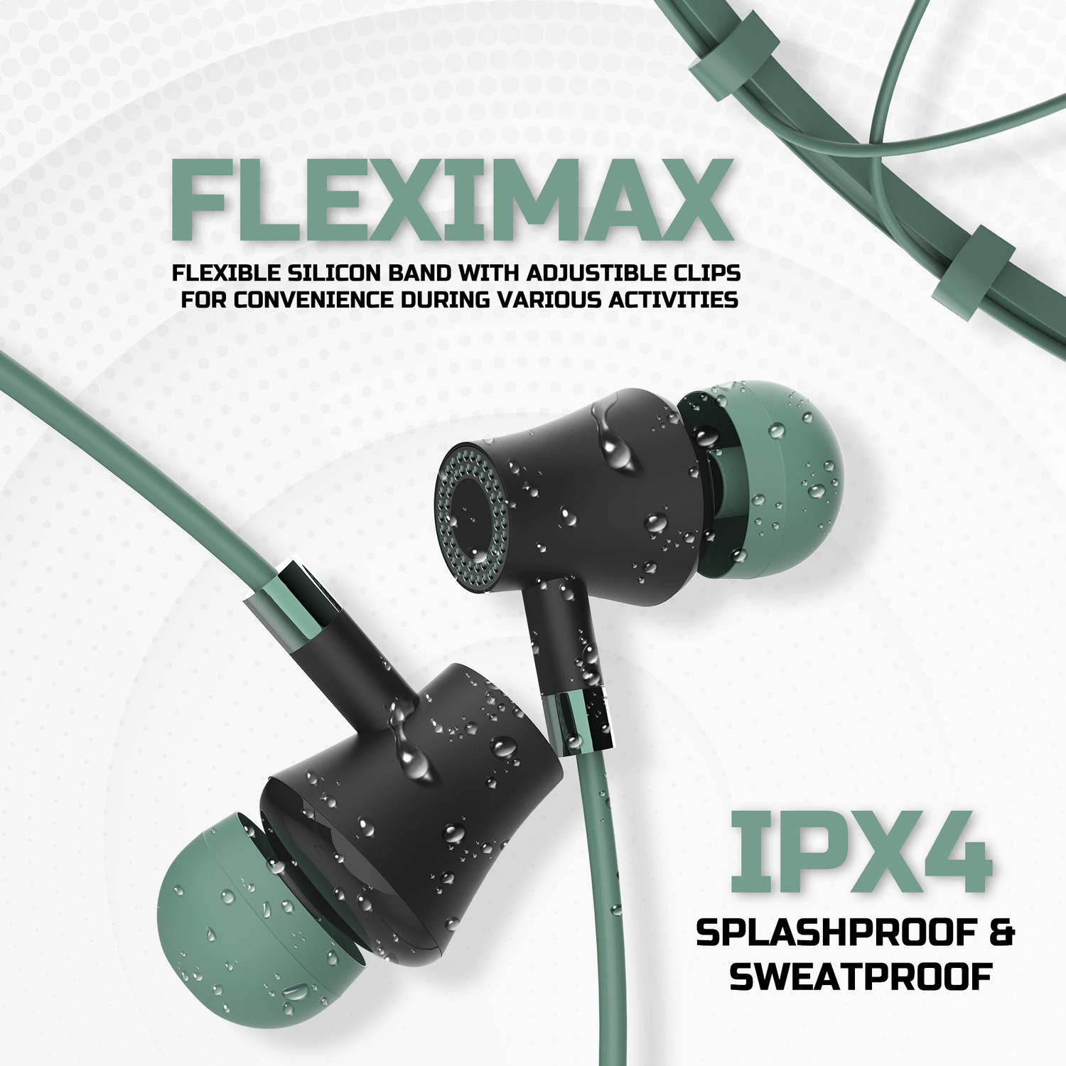 Image of Aroma NB119B Badshah 60 Hours Playing Time Fast Charging Bluetooth Neckband Earphone Bluetooth