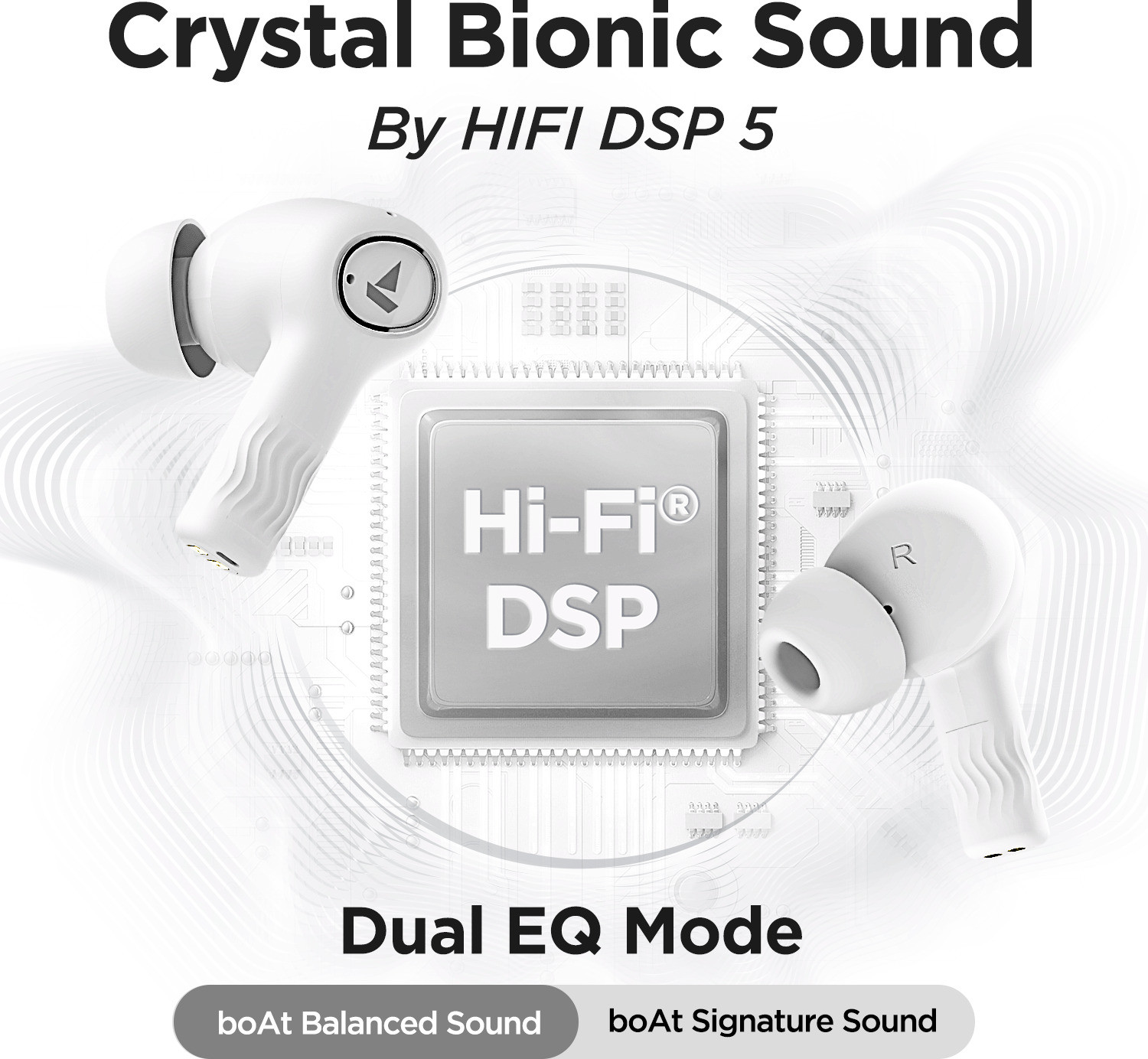 Image of boAt Nirvana Ion with 120 Hours Playback & Crystal Bionic Sound by Hifi DSP 5 Bluetooth