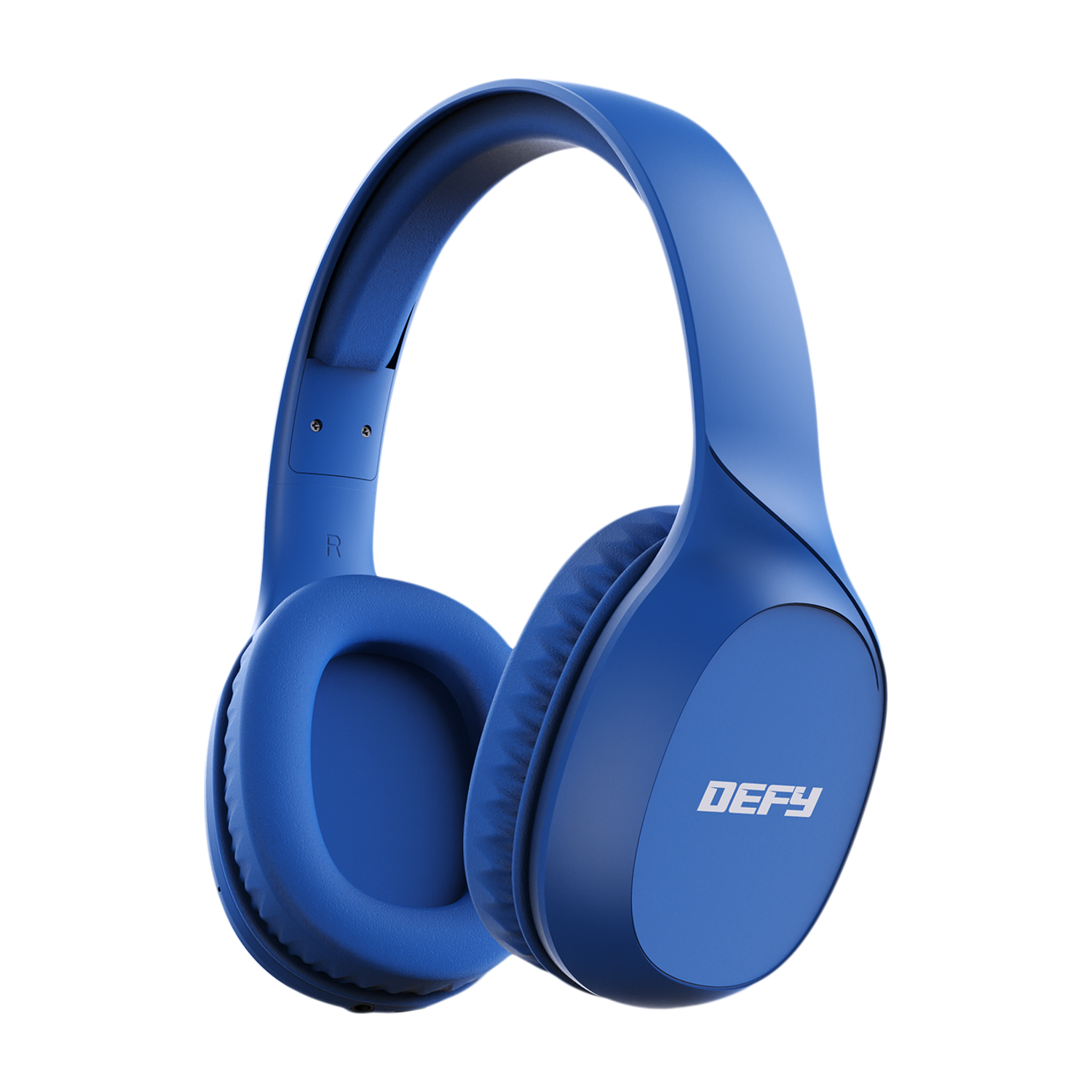 DEFY BassX DWH01 Bluetooth Headset  (Navy Blue, On the Ear)