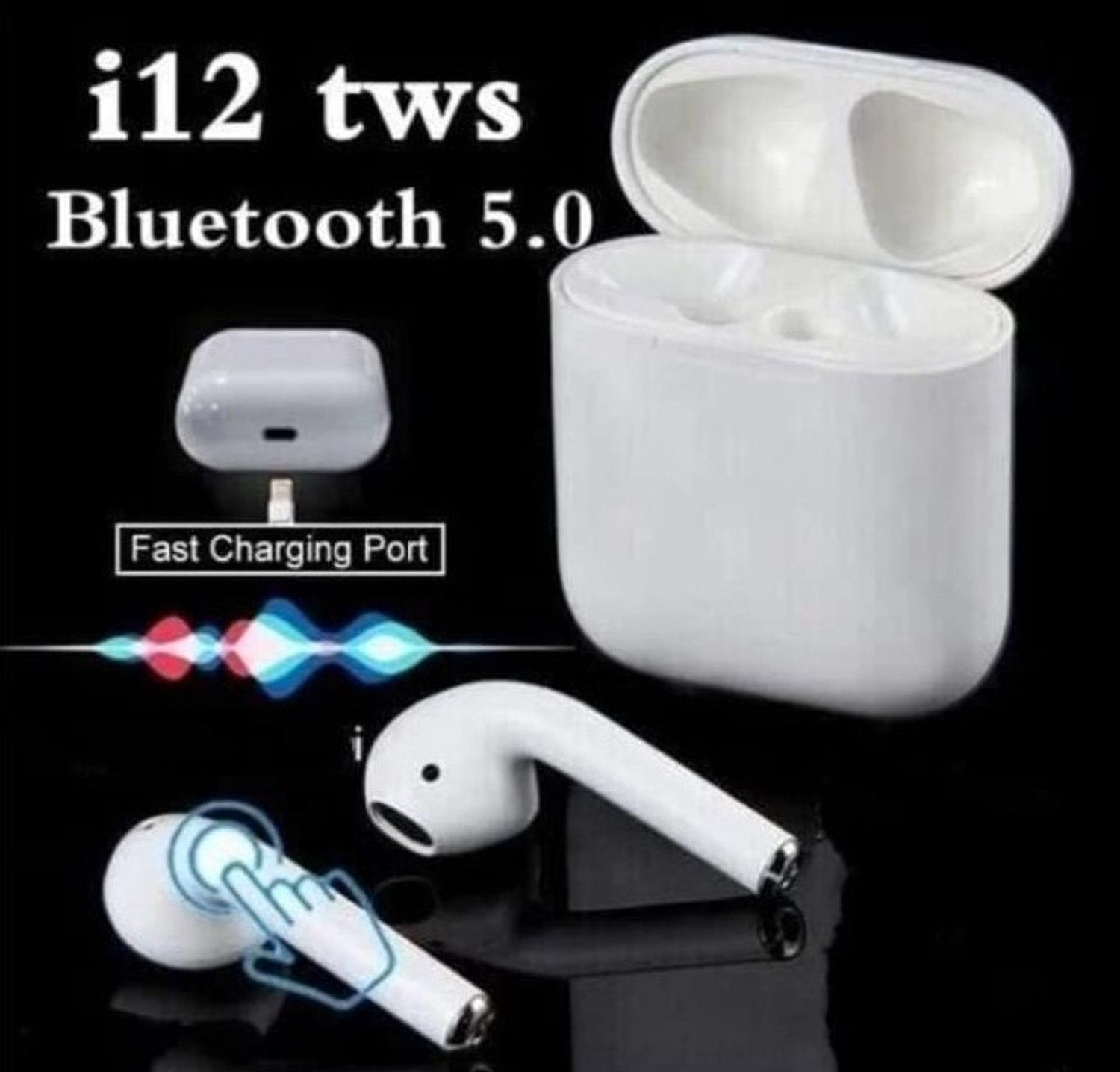 Image of laxman Headphone 1 2 Bluetooth Gaming Headset (White, True Wireless)