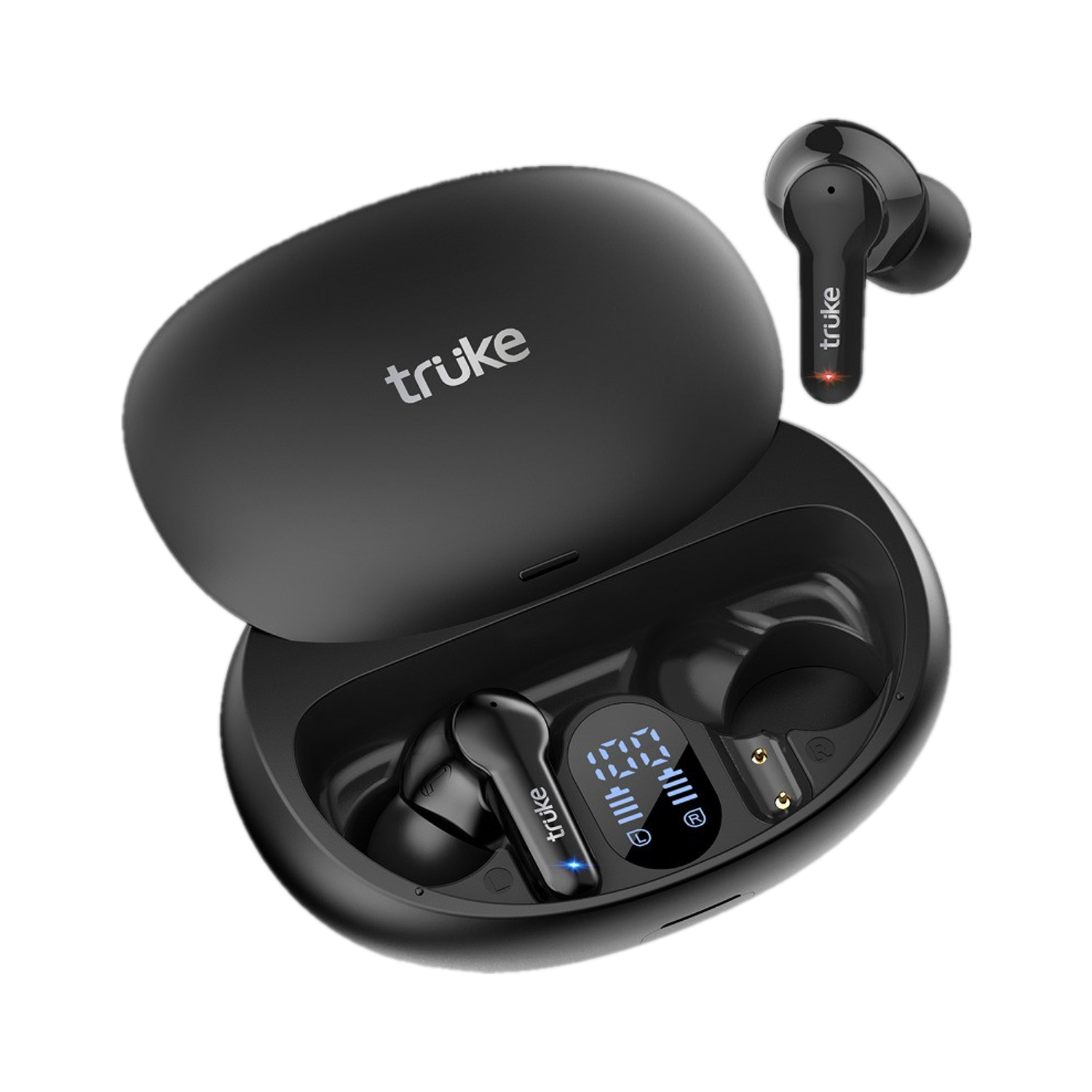 truke Buds S1 with Quad Mic ENC | 72Hrs Playtime | Sliding Design | AA
