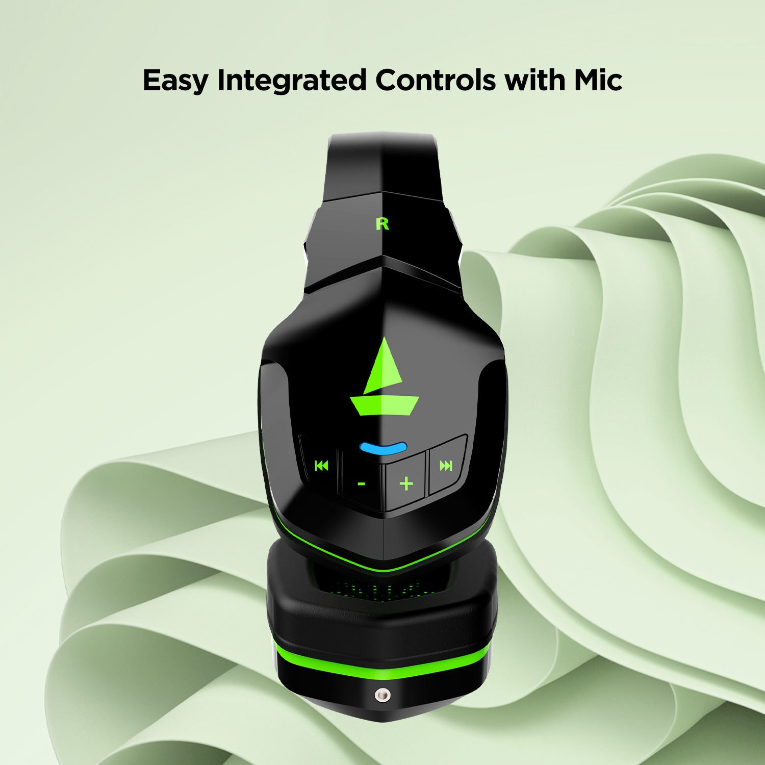 boAt Rockerz 510 Super Extra Bass Bluetooth Headset (Viper Green, On