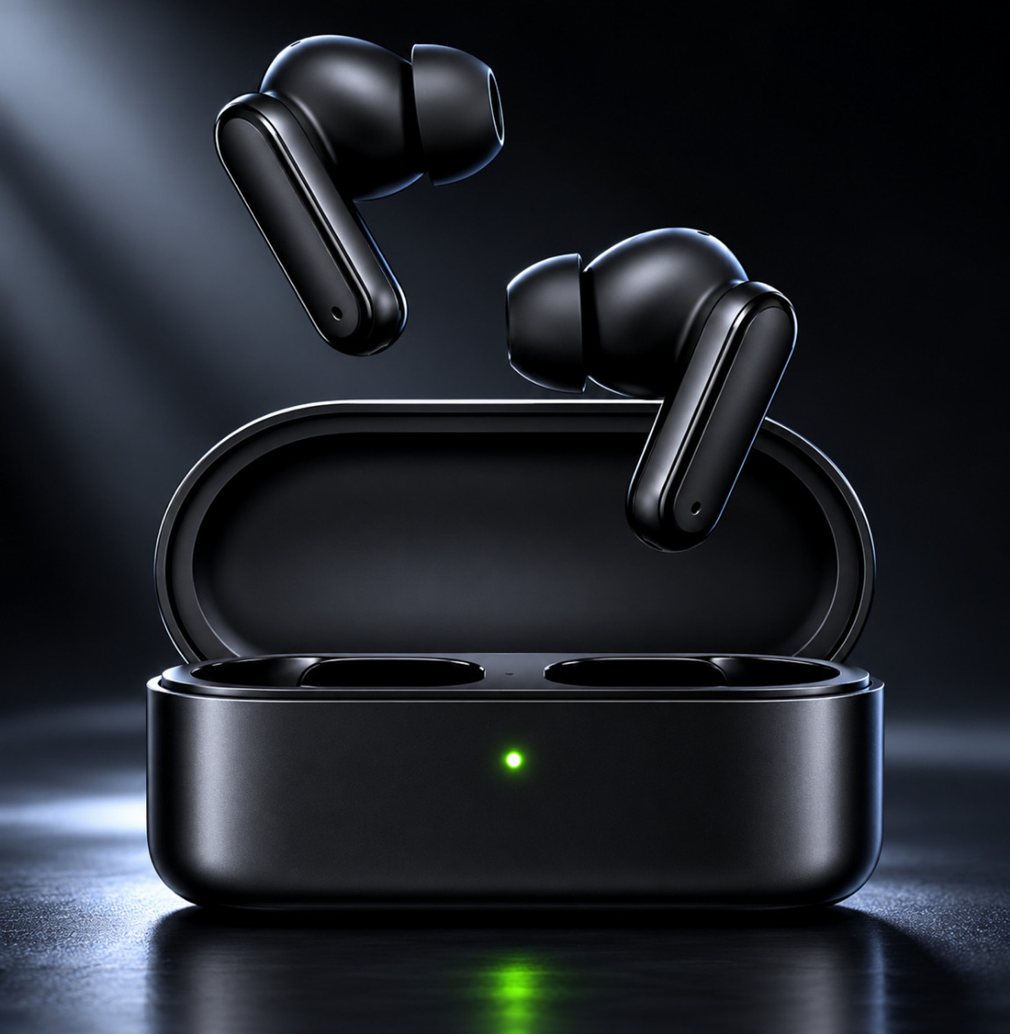Image of Lynacz Original Bluetooth Earbuds Compatible for Oppo Enco X3, Touch Controls & Crystal Sound Bluetooth Headset (Black, In the Ear)