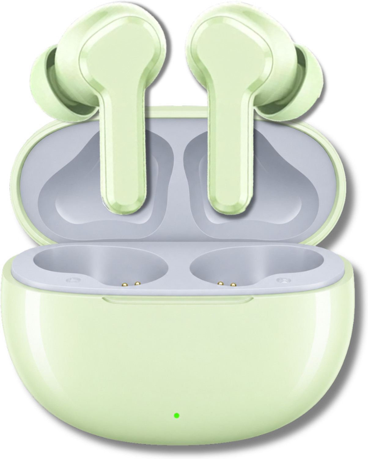 Image of Lynacz Original Compatible with Buds 4 TWS Earphones | 3D Audio, Dual Driver Bass Bluetooth Headset (AI ENC Calls, 45 Hours Backup, Fast Charge, Gaming Low Latency - (Green), In the Ear)