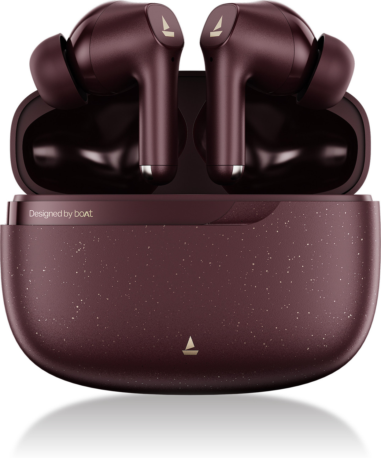 Airdopes Prime Supreme,Spatial Audio,60H Battery,Quad Mic,ENx,ASAP Charge,BTv6.1 Bluetooth Headset (Merlot Red, True Wireless)