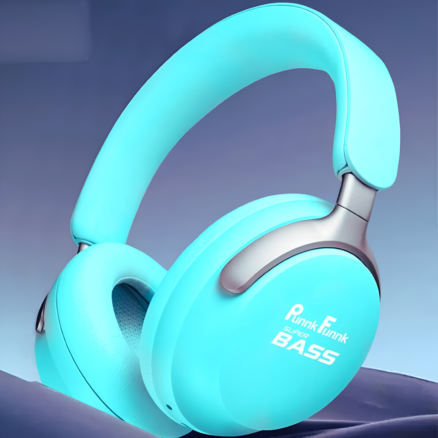 PunnkFunnk Super Bass with 48Hrs Playtime, Low Latency (up to 40ms), Dual Pairing, Wireless Bluetooth