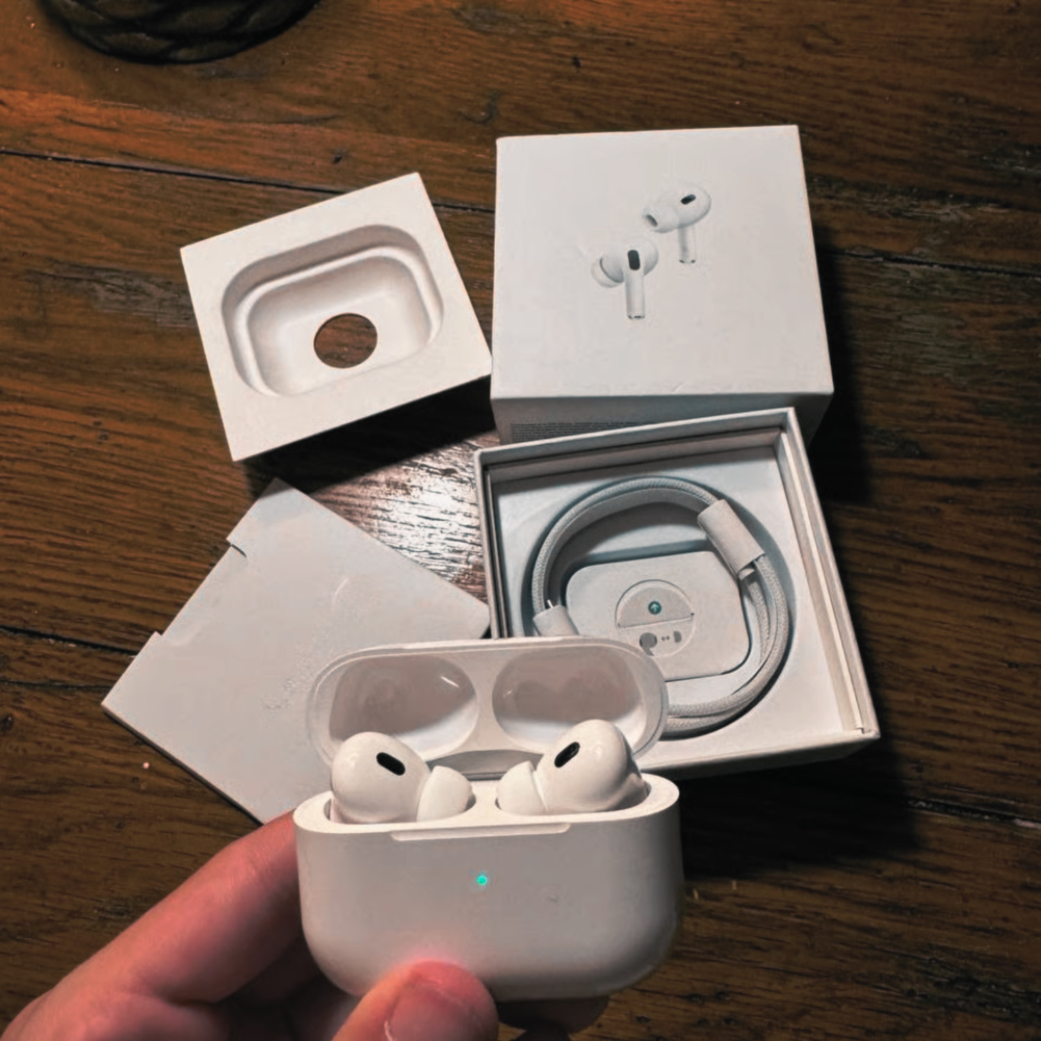 Image of deagon display earbuds Bluetooth Headset (White, True Wireless)