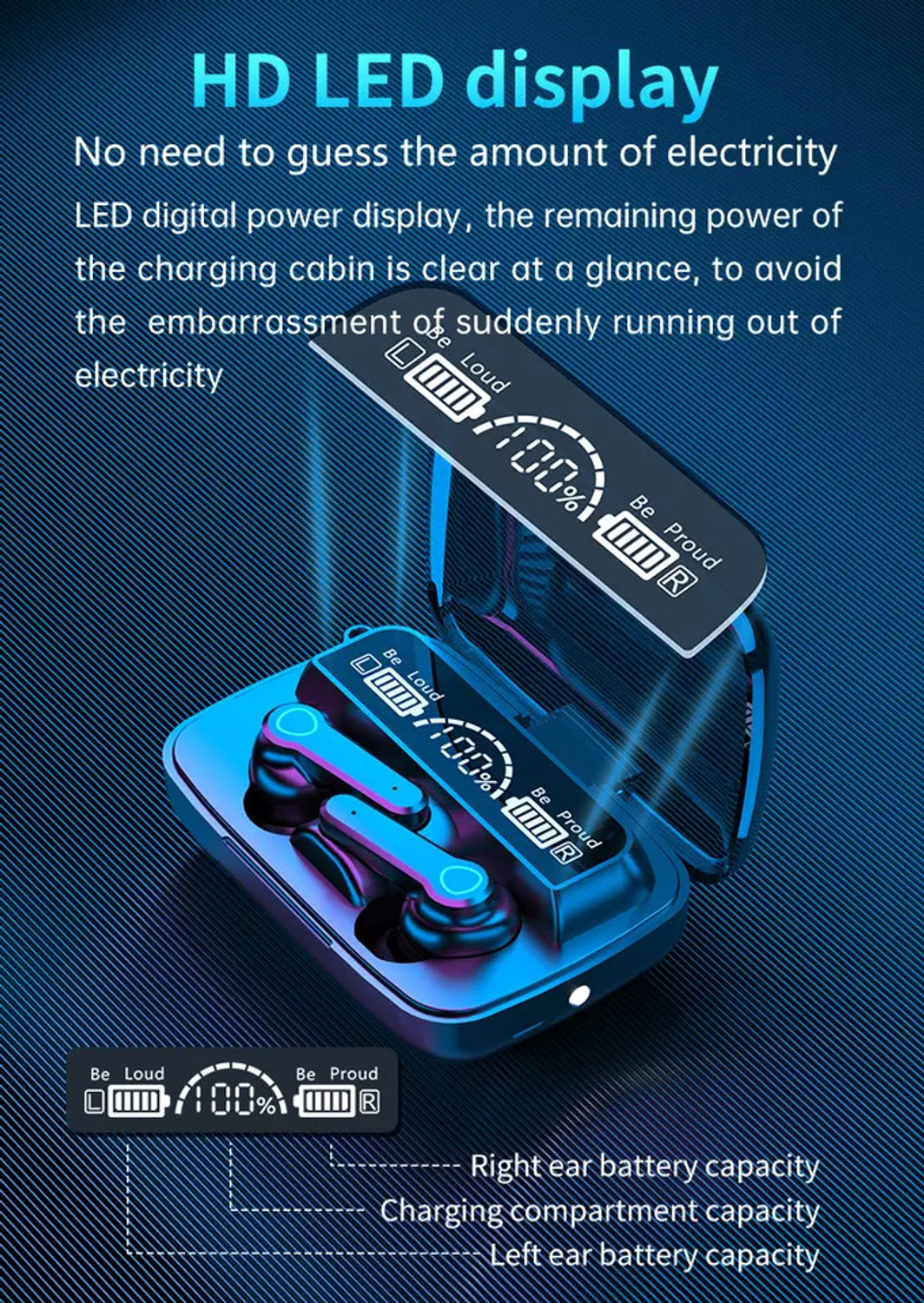 Image of Digiwins Earbuds Upto 300 Hrs Playtime With 2000 mAh Power Bank & ASAP Charge Bluetooth