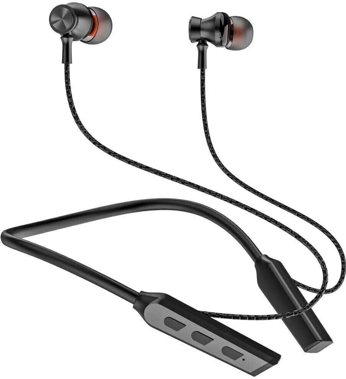 Image of Lynacz Original Compatible for OnePlus Z3 Wireless Neckband Bluetooth Earphones (Red) | ANC Bluetooth Headset (28 Hours Battery | Type-C Fast Charging | Dual Pairing, In the Ear)