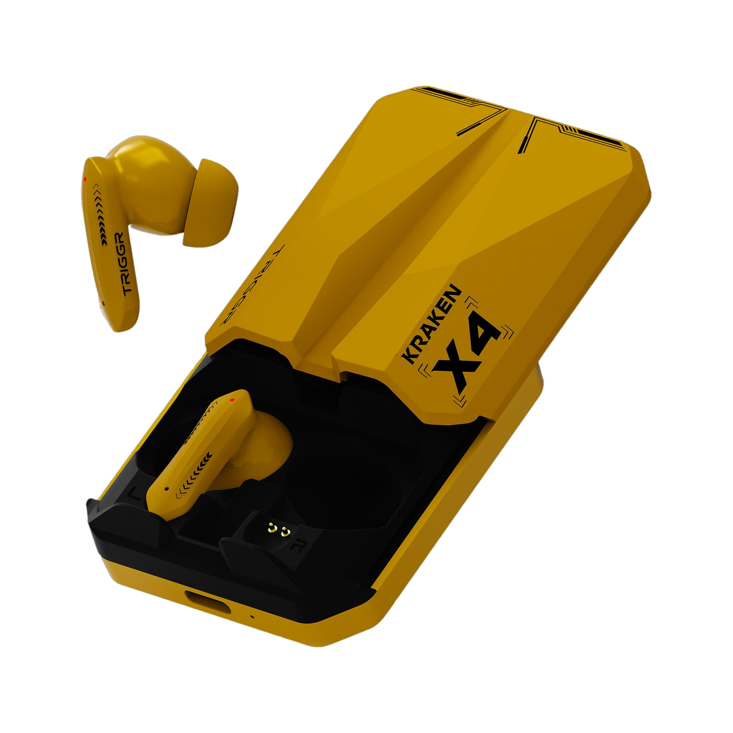 TRIGGR Kraken X4 with 13mm Drivers, 40ms Latency, ENC, 60H Battery, Ru