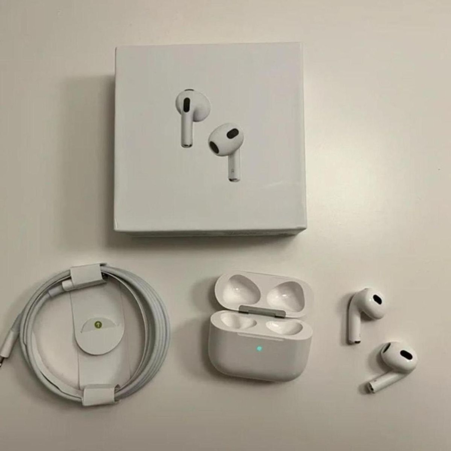 Image of SOUNDBUZZ AIRPODSS 4 gen ANC (white colour) Bluetooth Headset (White, True Wireless)