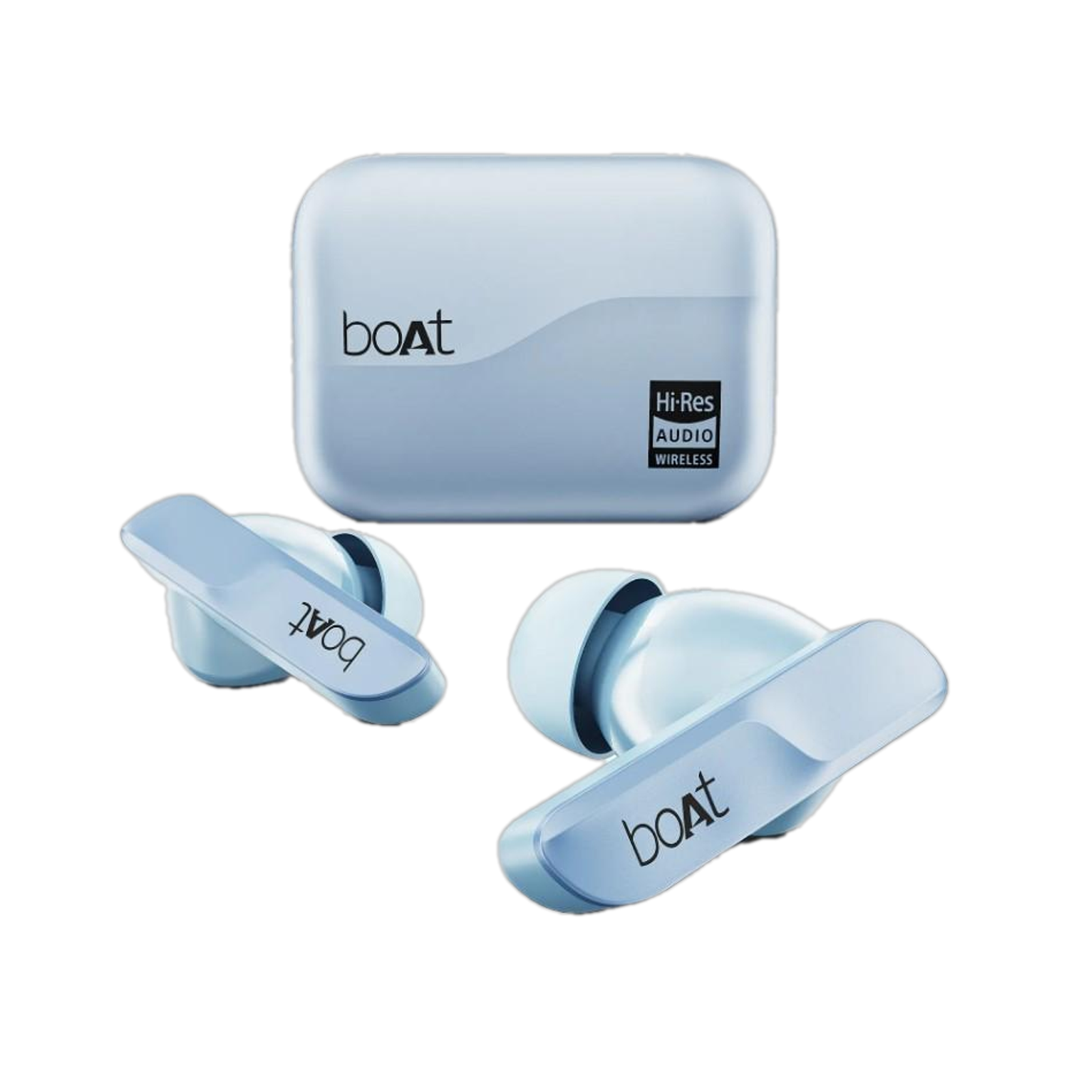boAt Airdopes 800 HiDef w/Hi-Res Audio by LDAC, 4 Mics AI-ENx Tech, Titanium Drivers Bluetooth