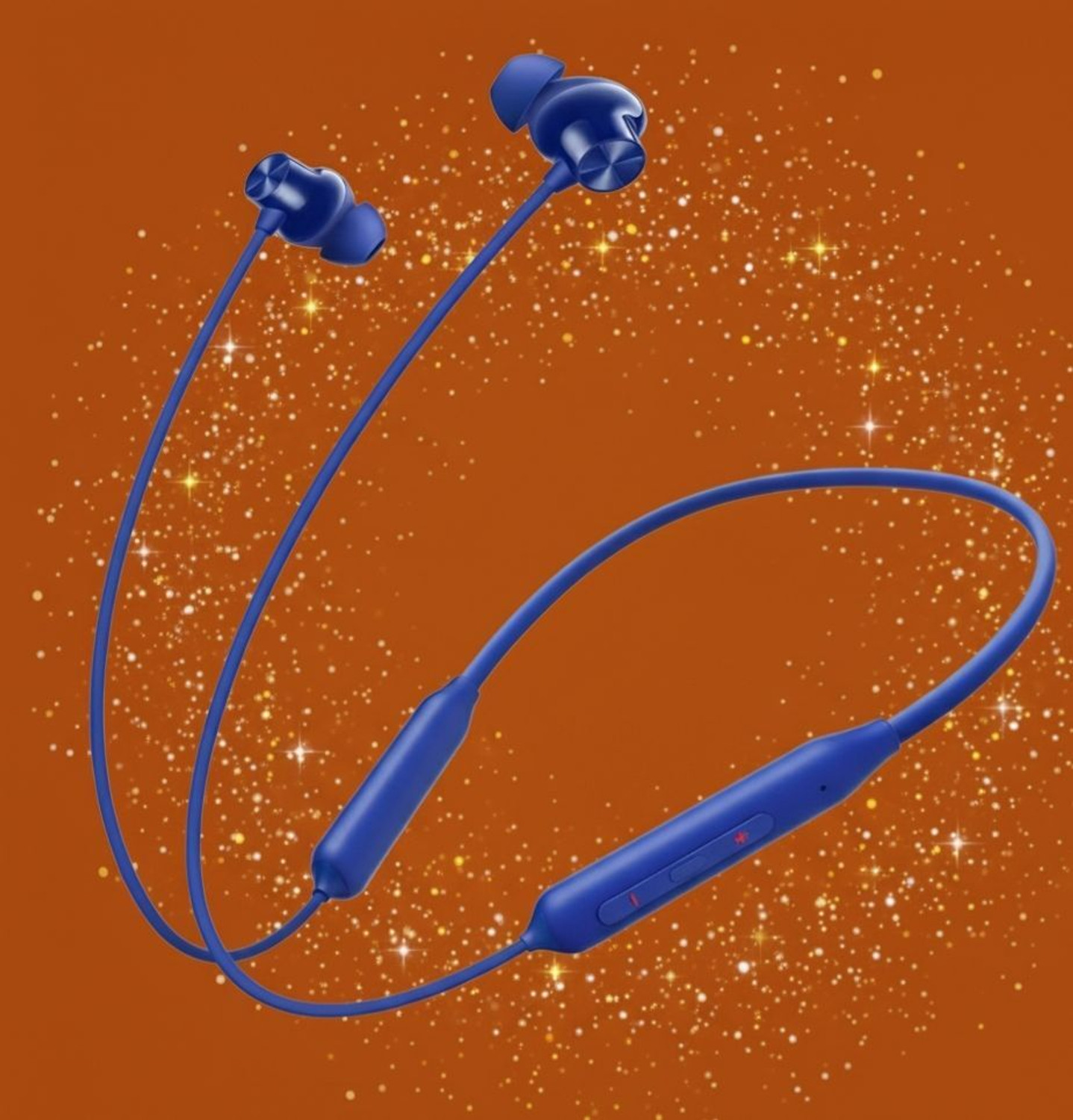 Image of Lynacz Original Compatible for OnePlus Z3 Wireless Neckband Bluetooth Earphones (Red) | ANC Bluetooth Headset (28 Hours Battery | Type-C Fast Charging | Dual Pairing, In the Ear)