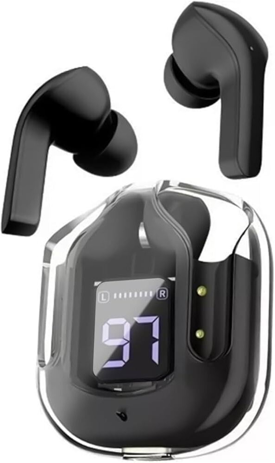 Image of Lynacz Original T310 True Wireless in-Ear Earbuds with 46dB Hybrid ANC, 360 Spatial Audio, Bluetooth Headset (White, True Wireless)