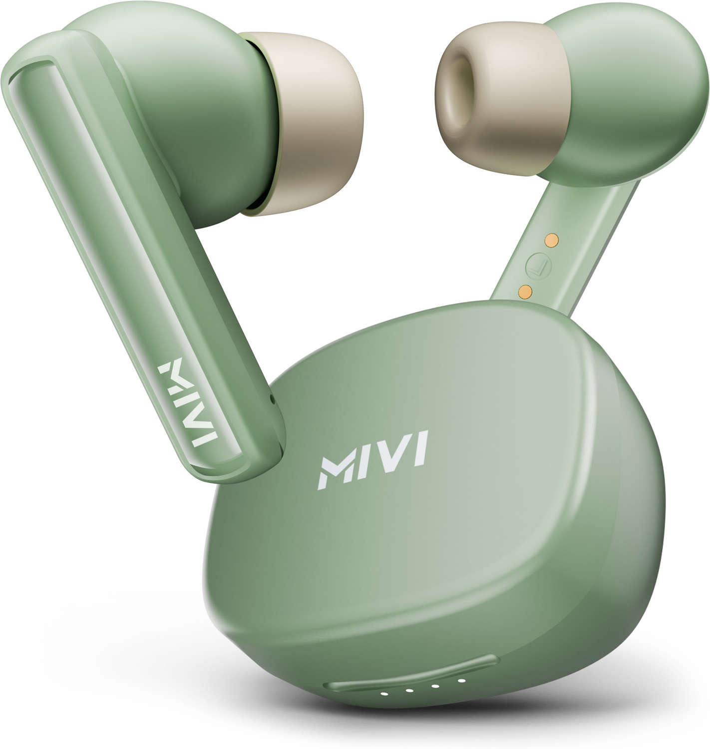 Mivi DuoPods B1 TWS[Just Launched]Rich Bass,45H Playtime,AI ENC,Type C