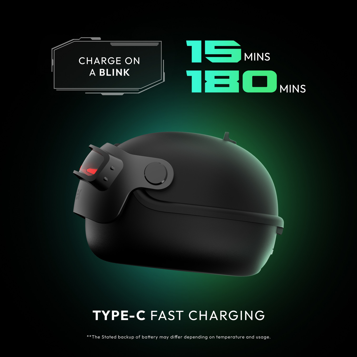 Image of Number Super Buds Pro GT9 Helmet MEMS ENC Gaming TWS, 48 Hrs Battery, 40ms Low Latency Bluetooth