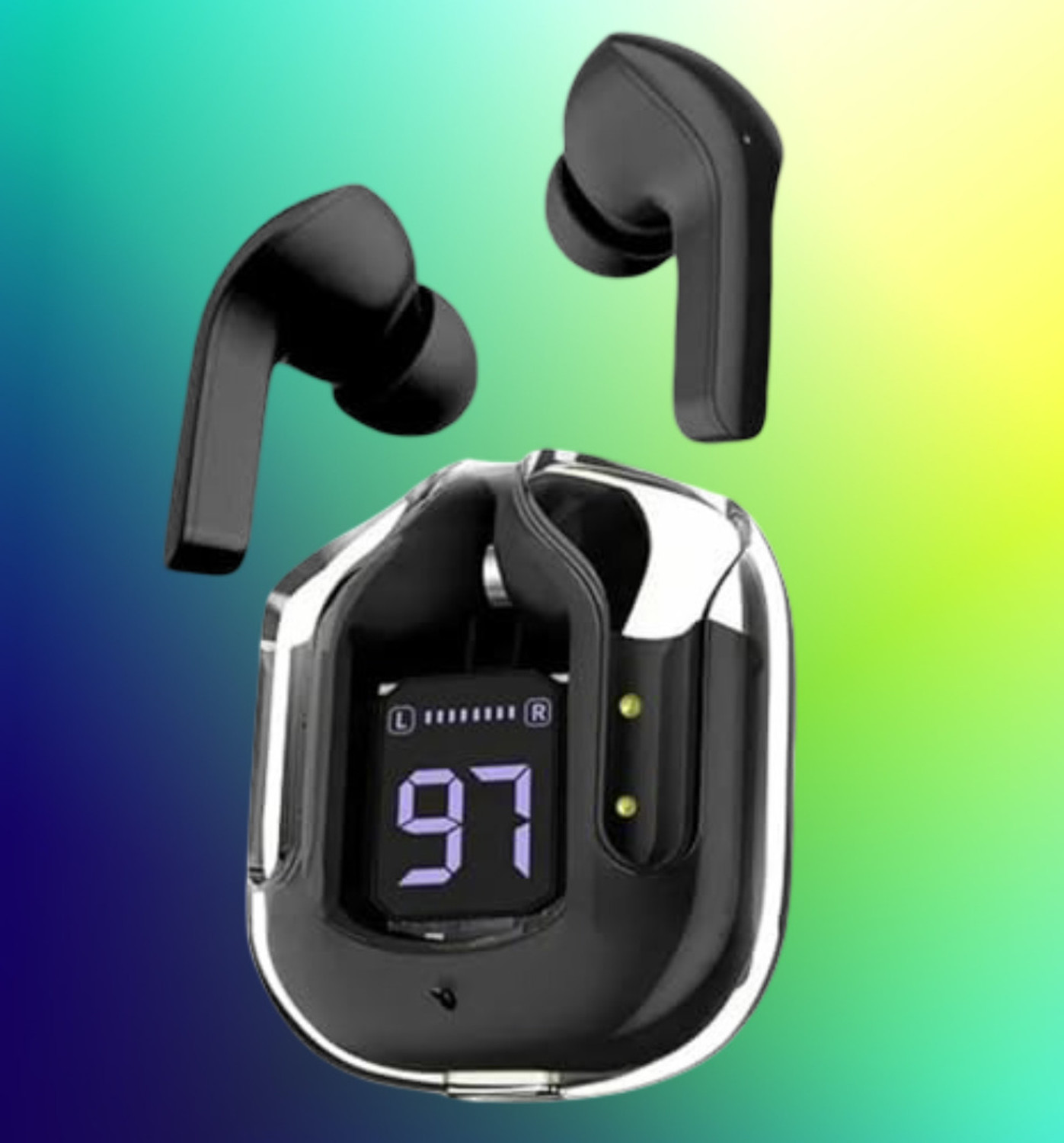 Image of Lynacz Original T310 True Wireless in-Ear Earbuds with 46dB Hybrid ANC, 360 Spatial Audio, Bluetooth Headset (White, True Wireless)