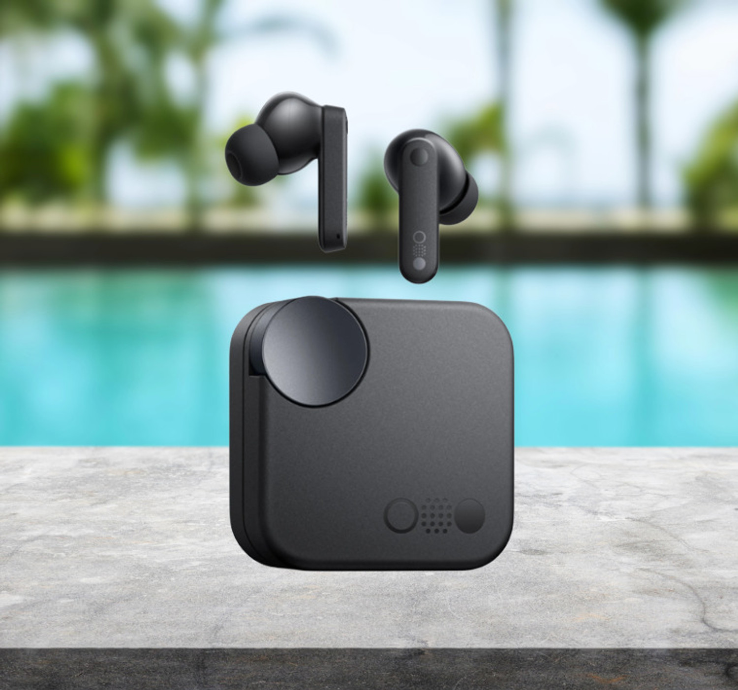 Image of Lynacz Original True Wireless Earbuds T110 Compatible with realme Android Devices Bluetooth Headset (Black, In the Ear)