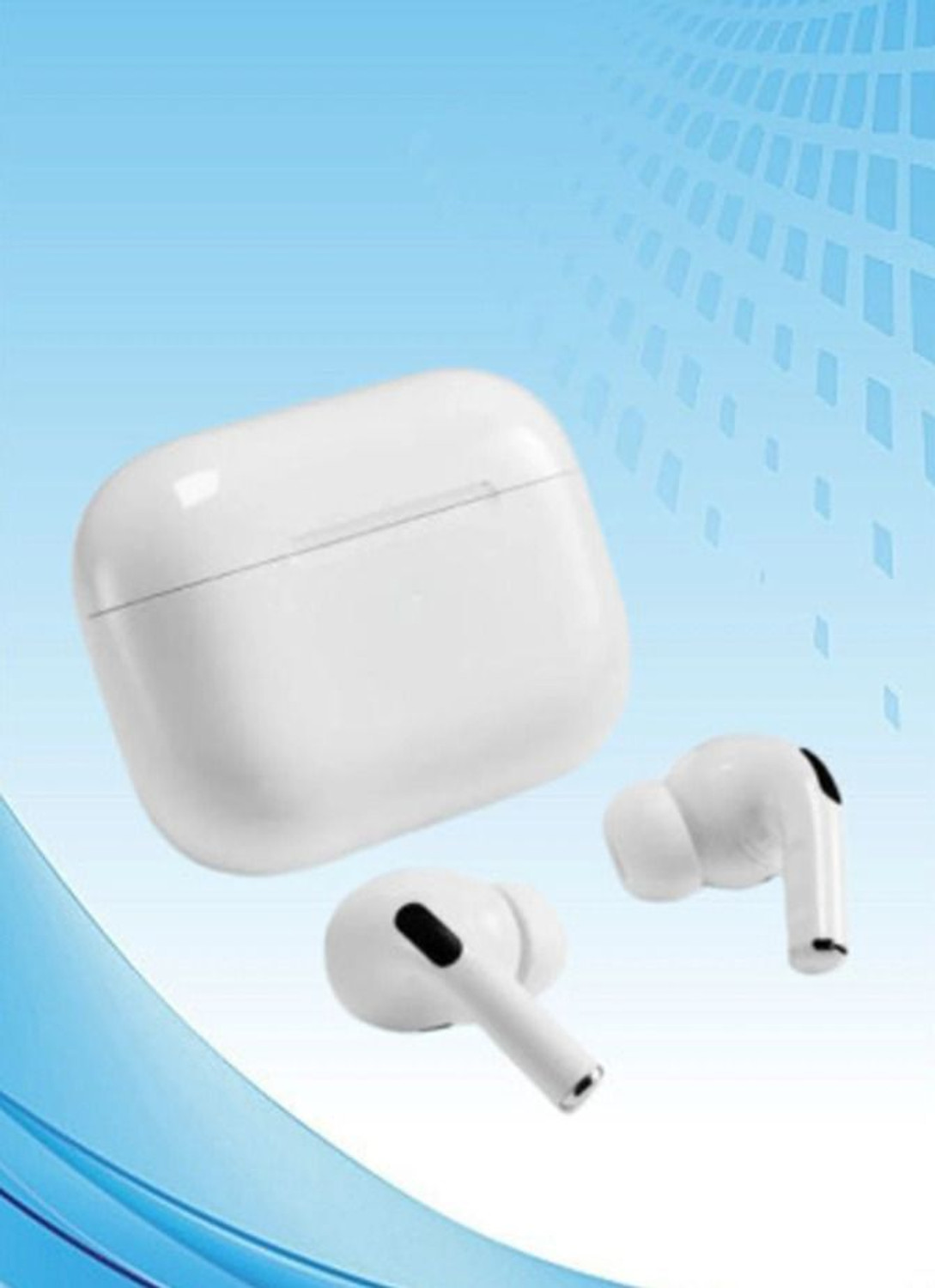 Image of SOUNDBUZZ AIRPODSS 4 gen ANC (white colour) Bluetooth Headset (White, True Wireless)