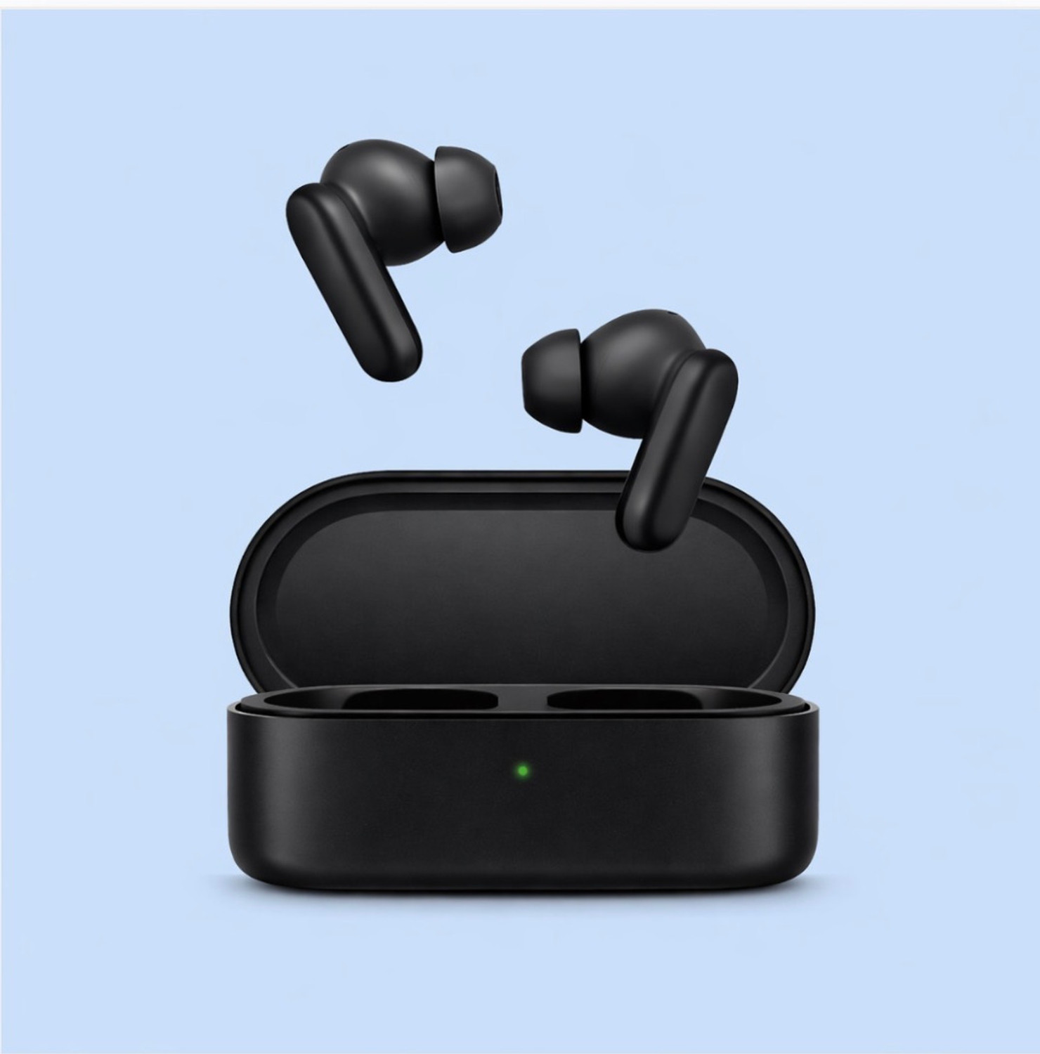 Image of Lynacz Original For Buds 2R -Black TWS Earbuds with Long Battery, HD Calling Bluetooth Headset (Powerful Bass, Fast Pairing, IP55 Sweat Resistant - (), In the Ear)