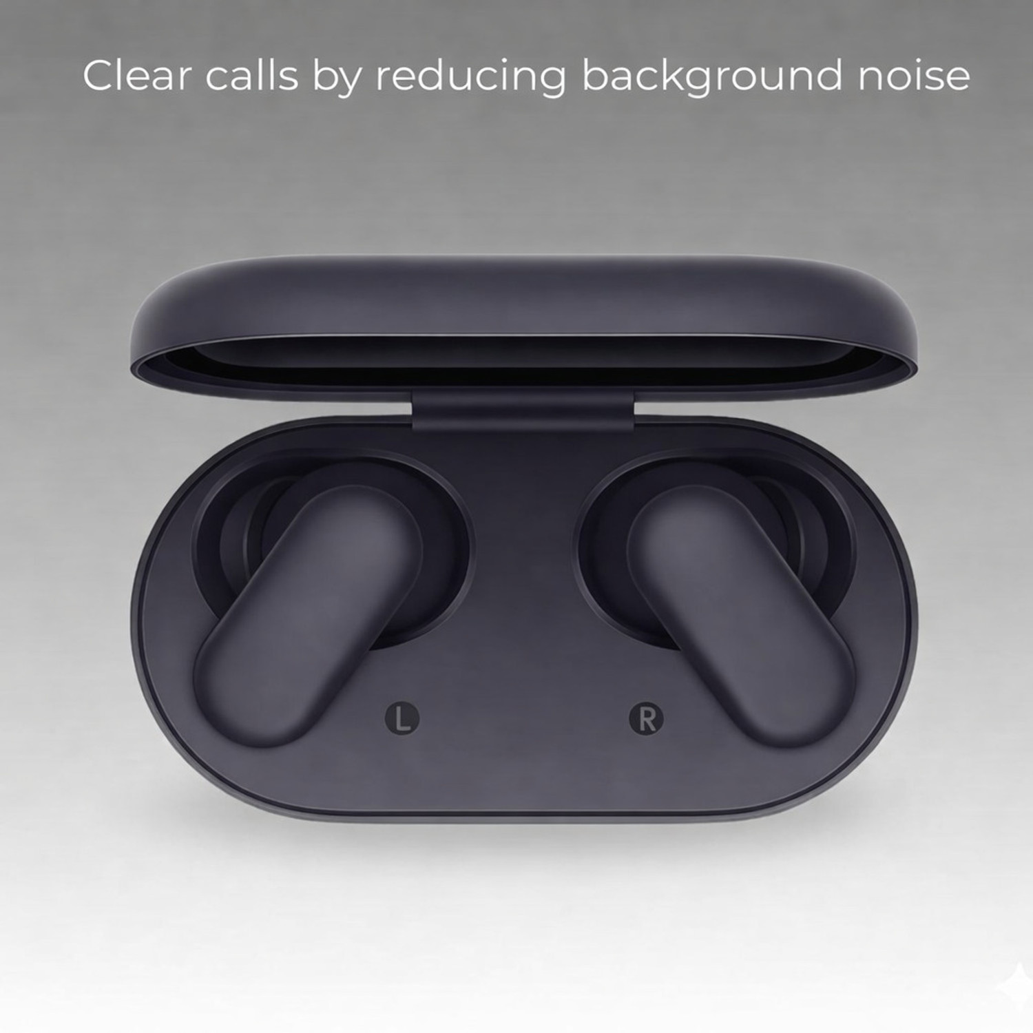 Image of Lynacz Original For Buds 2R -Black TWS Earbuds with Long Battery, HD Calling Bluetooth Headset (Powerful Bass, Fast Pairing, IP55 Sweat Resistant - (), In the Ear)