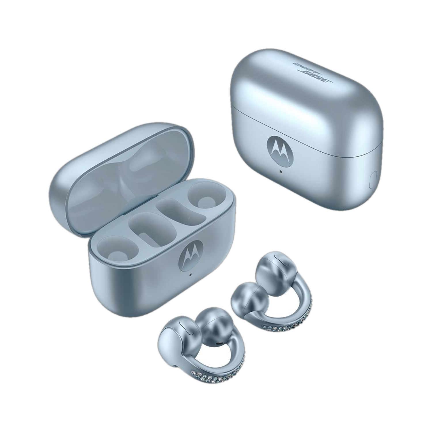 MOTOROLA Moto Loop Swarovski| Sound by Bose| Lightweight & Comfortable|IP54|Sweat proof Bluetooth