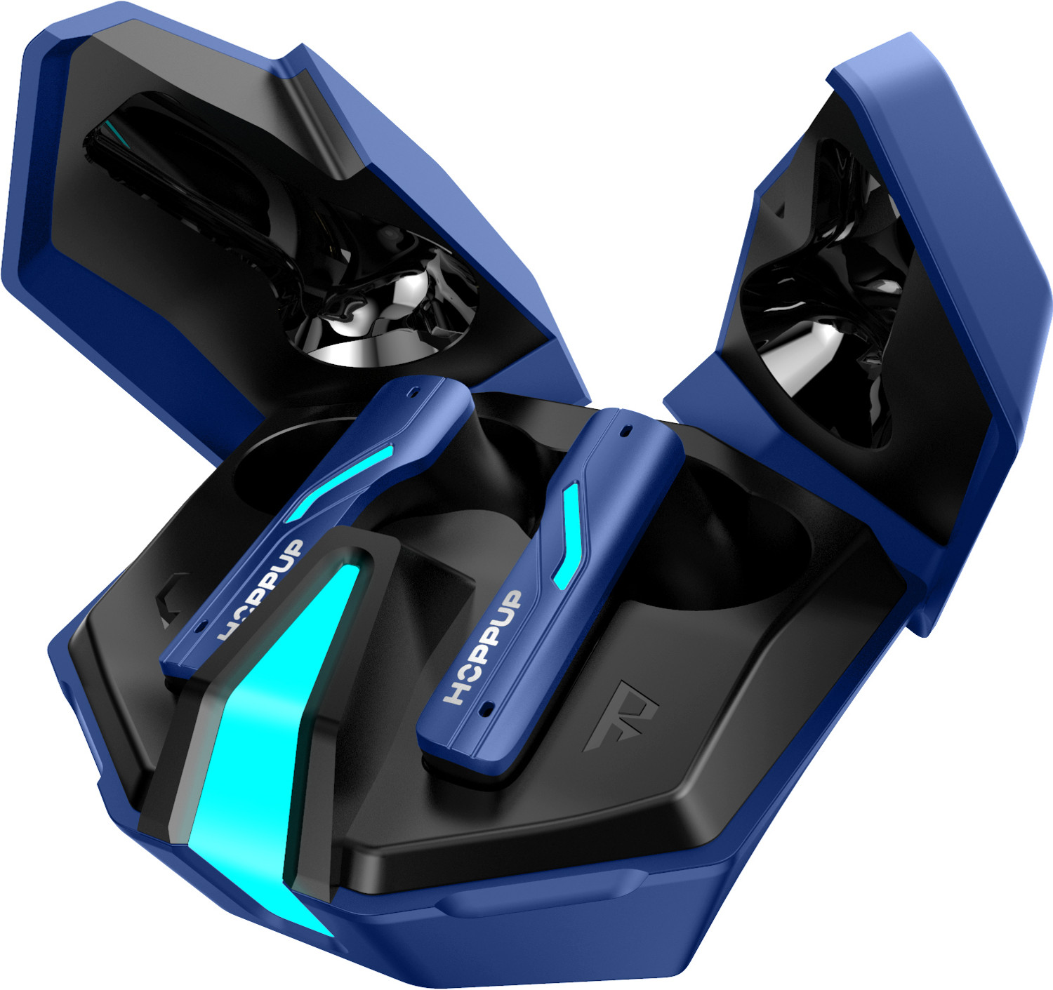 HOPPUP Xo6 Earbuds – 35ms Low Latency, RGB LED, 13mm Drivers