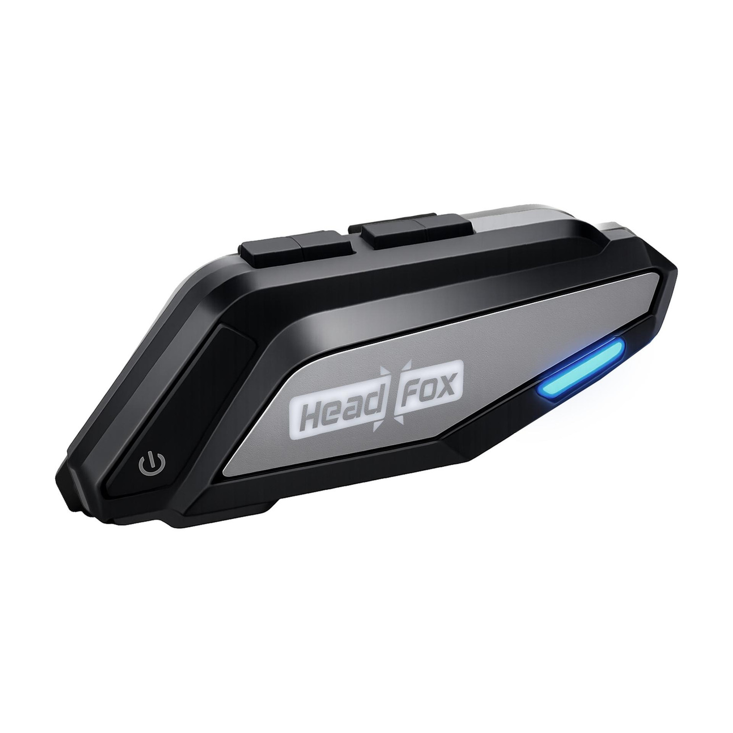 HEADFOX F20 Helmet bluetooth device with Integrated Speakers, GPS Navigation, Hands Free Calling, Voice Assist, ANC (10 m 48 hr)