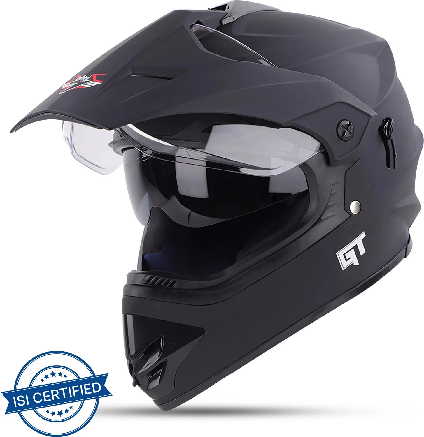 Steelbird Off Road GT ISI Motocross Helmet – Sun Shield, ₹1758