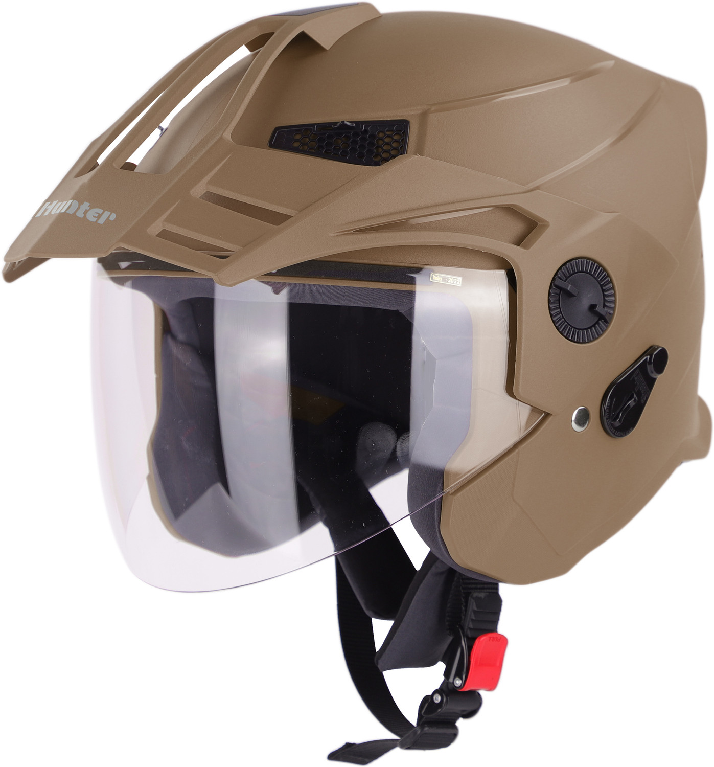Steelbird SBH-23 Hunter ISI Certified Open Face Helmet Motorbike Helmet