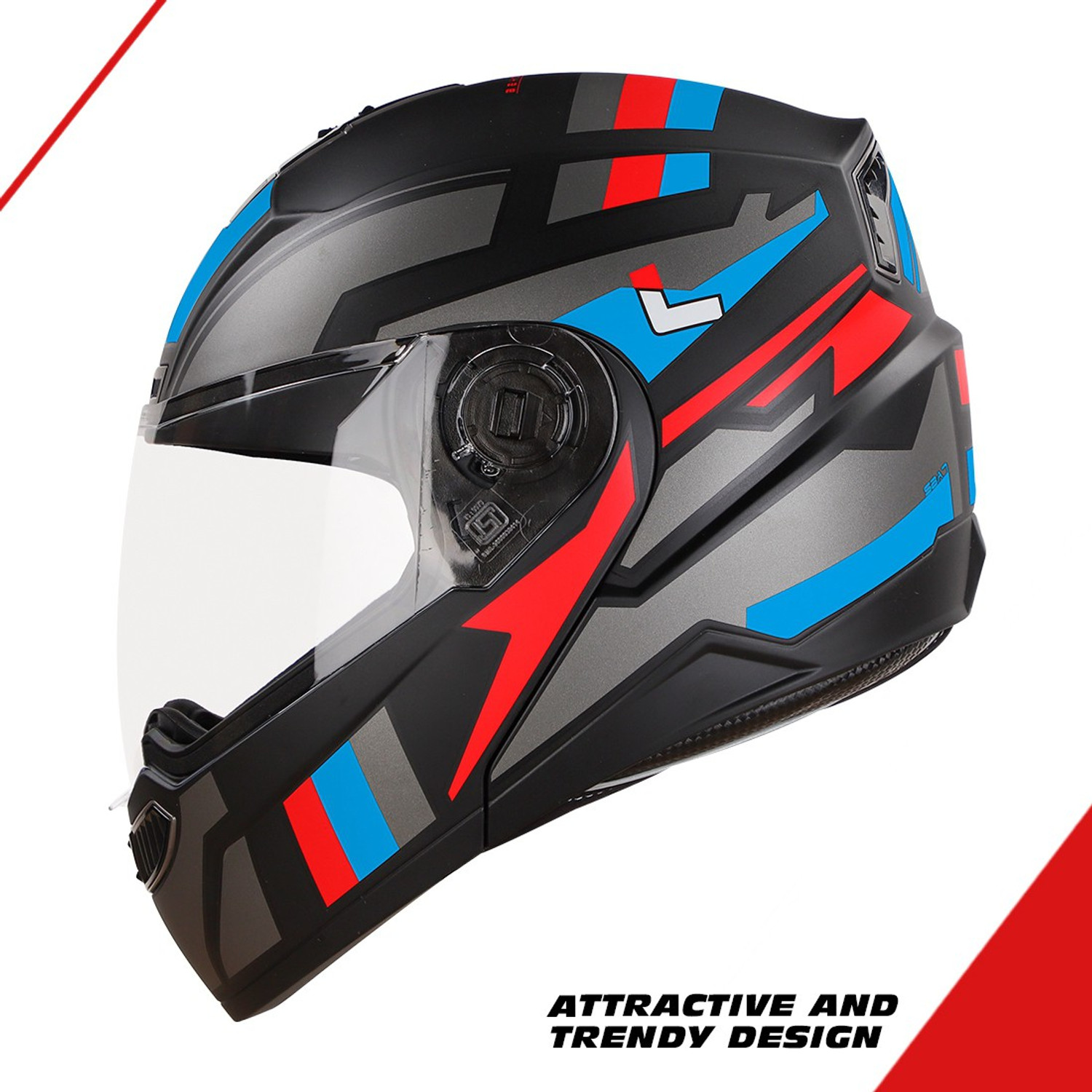 Image of Steelbird SBA-7 Beyond Limit ISI Certified Flip-Up Helmet for Men and Women Motorbike Helmet