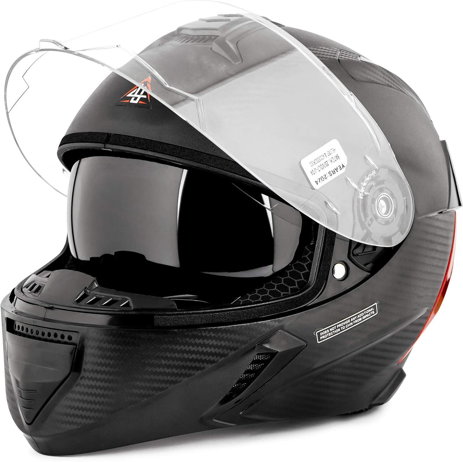 4U SUPREME Volt Full Face ISI Marked 100% ABS with Unbreakable Dual Vi