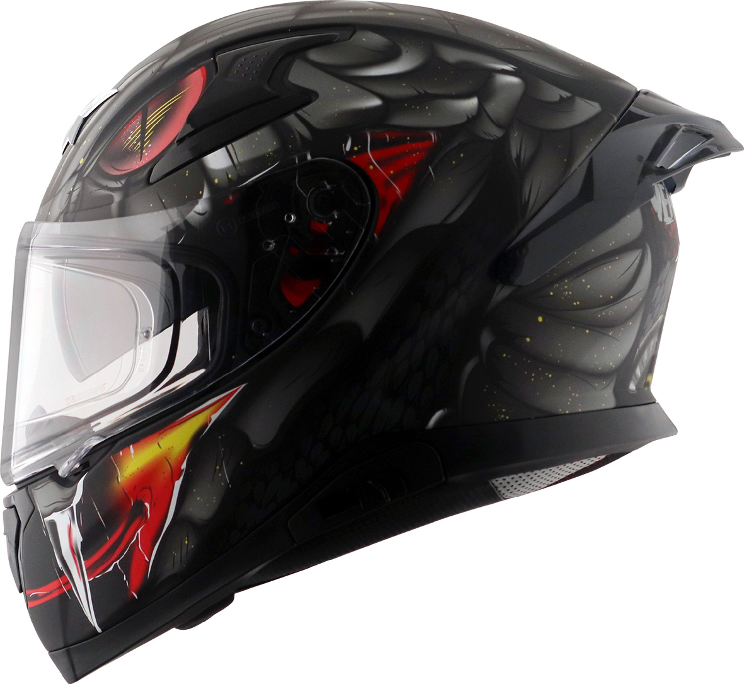 Axor Apex Venomous Dull Black Grey Helmet Motorbike Helmet