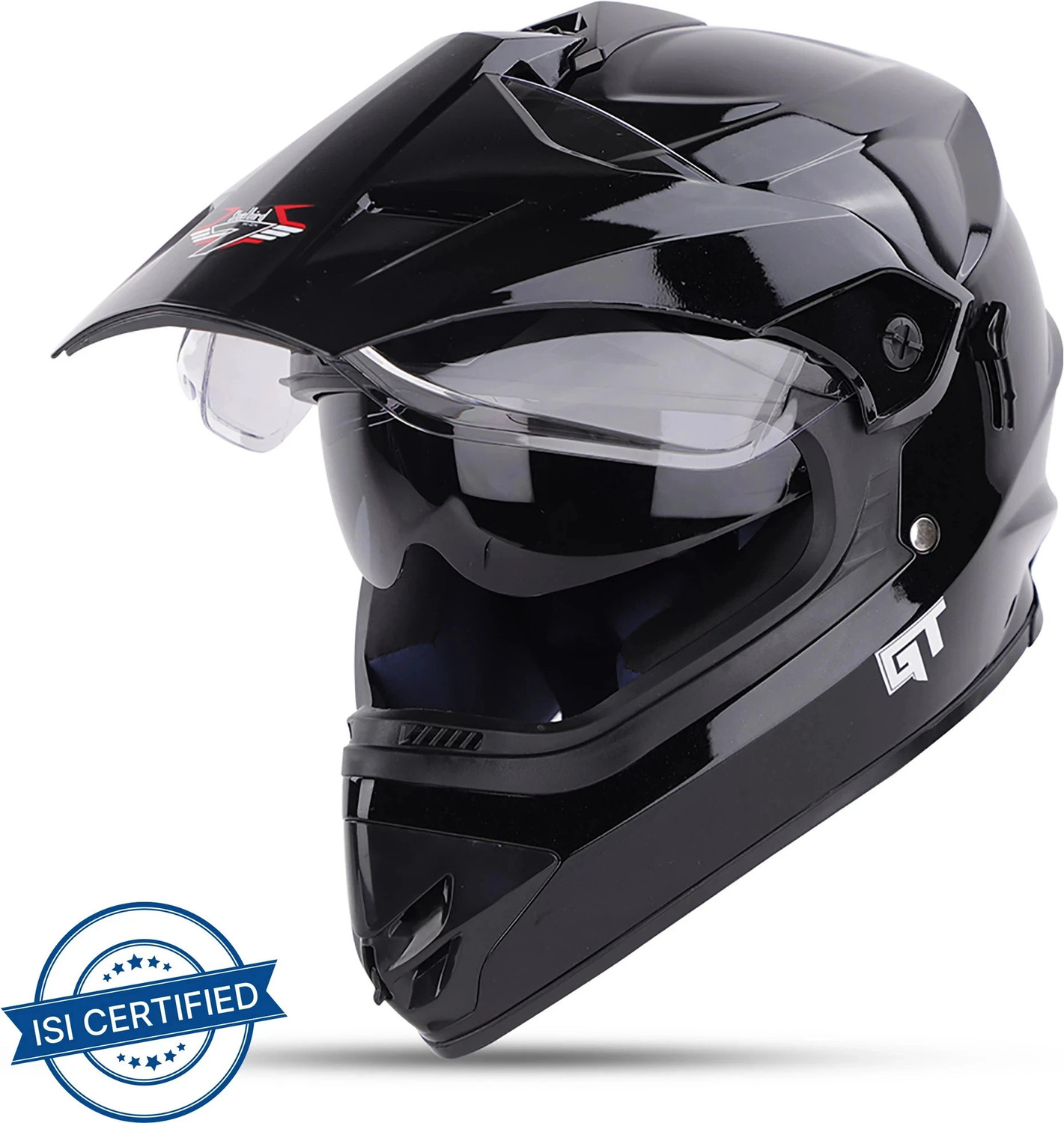 Steelbird Off Road GT ISI Certified Motocross Helmet for Men with Inne