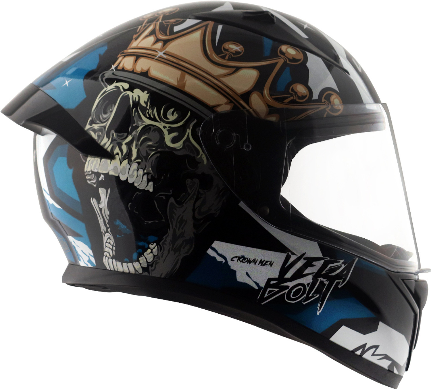 Image of VEGA Bolt Crown Men Motorbike Helmet