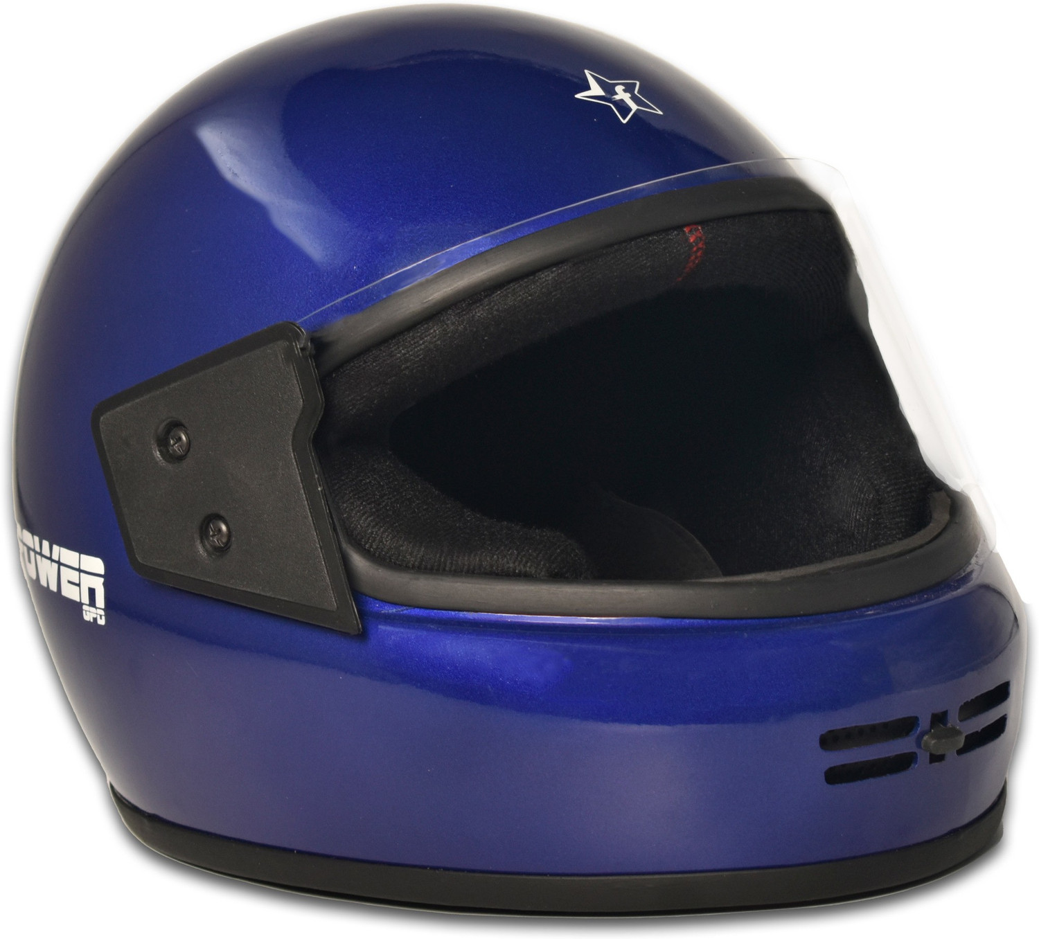 Flipkart Blue Motorcycle Helmet With Bluetooth Visor Flipkart - Main Image