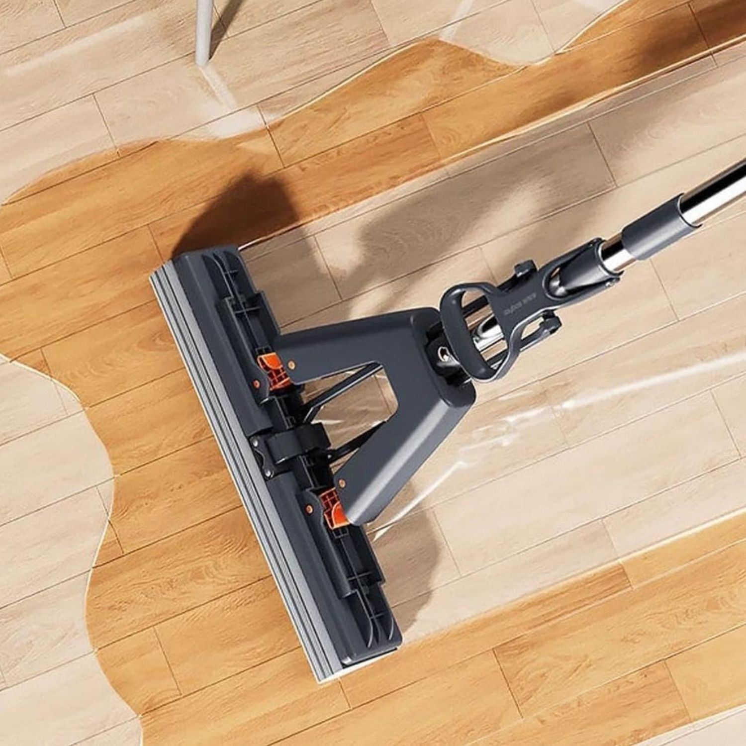 Image of FINEXEL Self-Wringing Butterfly Sponge Mop Mop