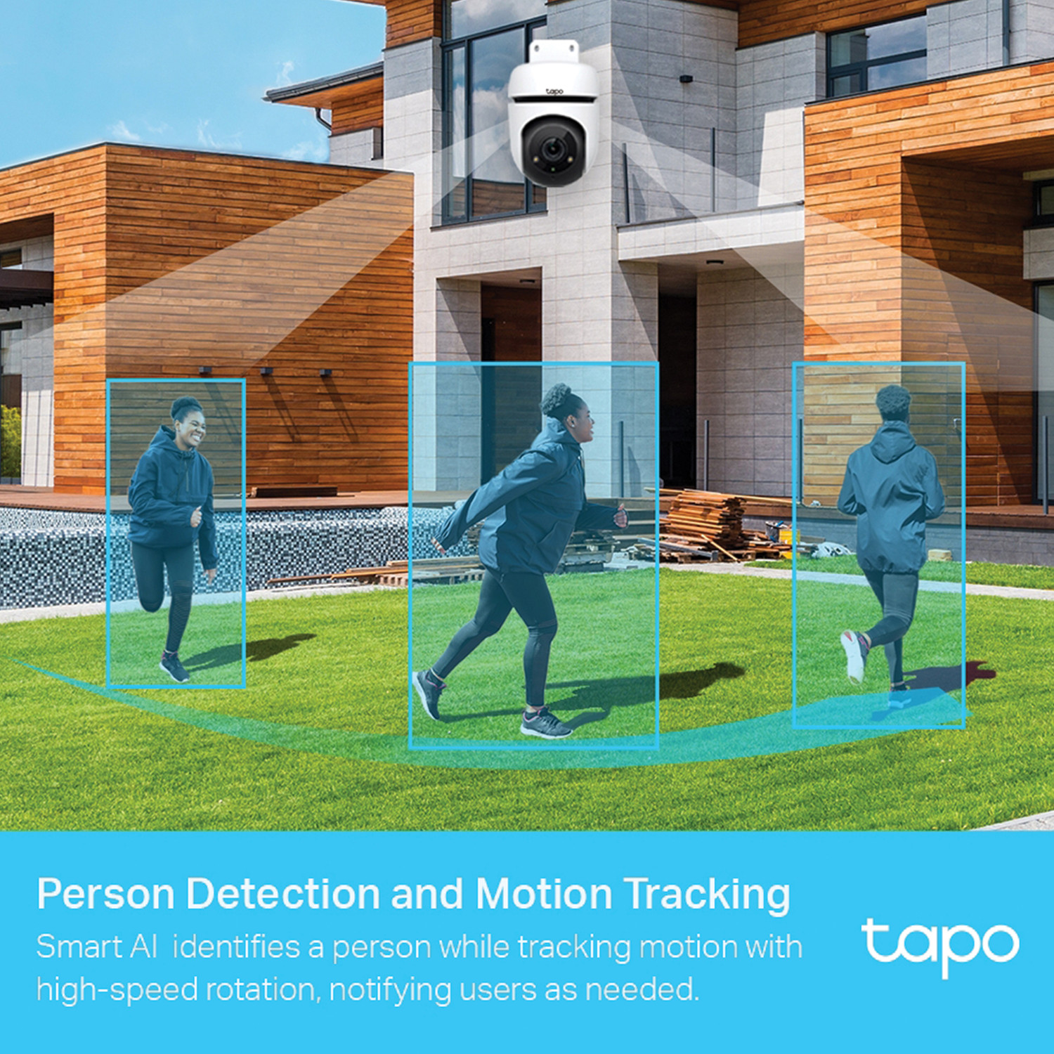 Image of TP-Link Tapo C500 1080p Outdoor Pan /Tilt Security WiFi Smart Camera Security Camera