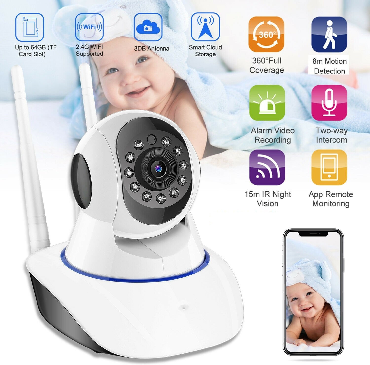 Image of Hi-Foucs 4G SIM Based PT Dual Lens 10x Zoom Color Night-view Camera (model HC-SD41N3-4G) Security Camera (Micro SD card (up to 512GB) GB, 1 Channel)