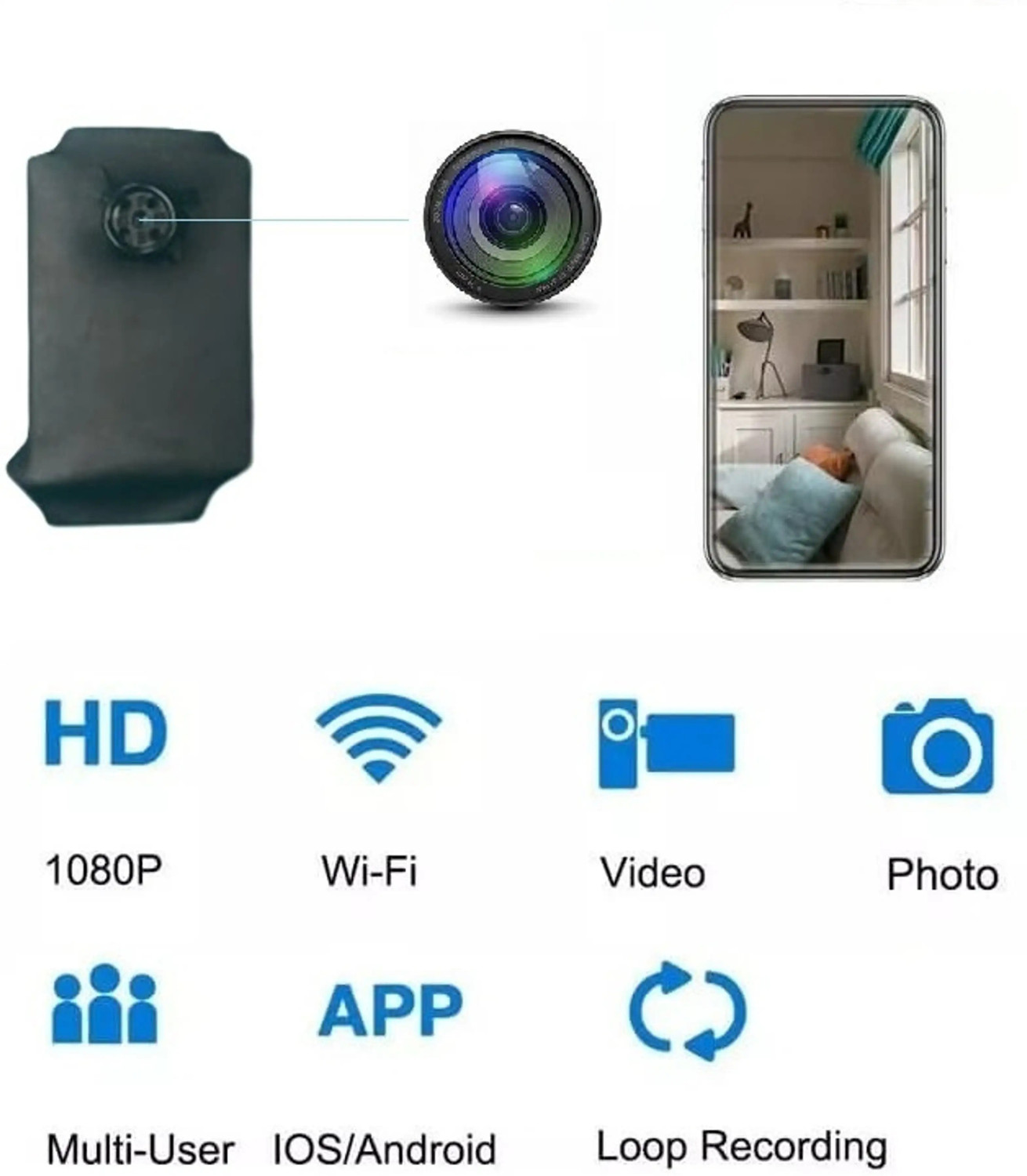 Image of HIKVISION DS - 2CD1023GOE-I Security Camera (UPTO 10 TB, 1 Channel)