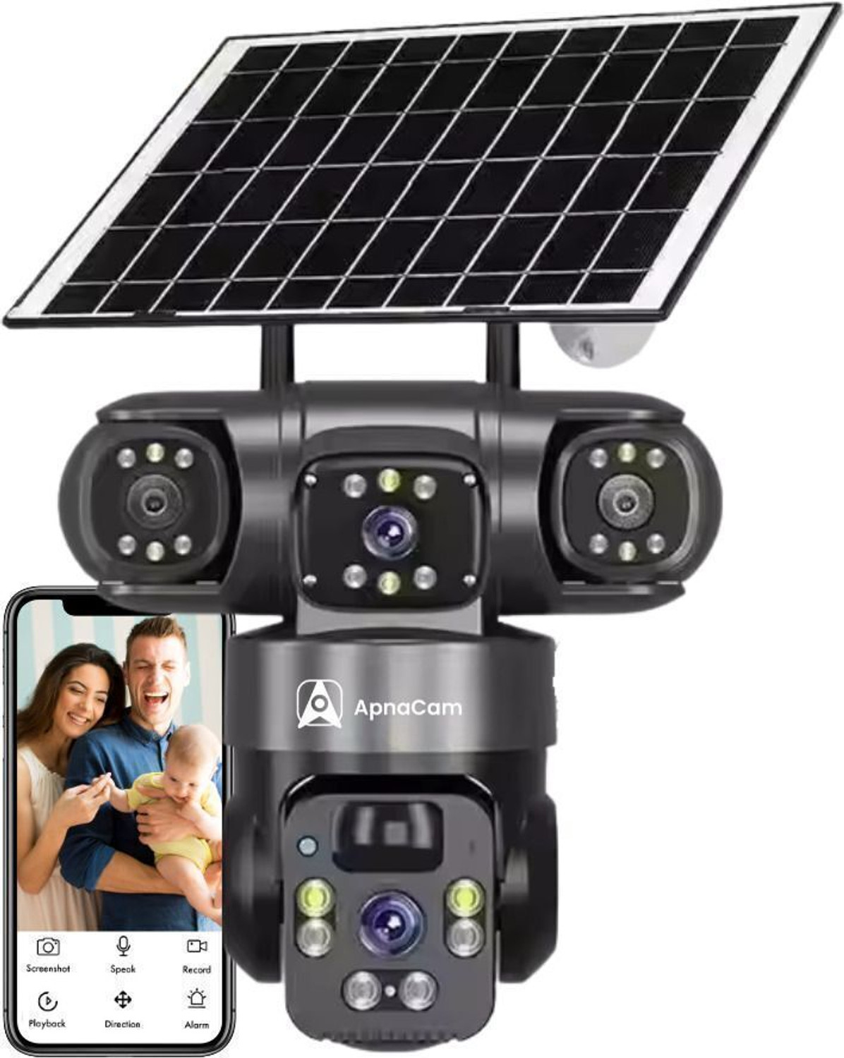Image of ADS VISION FULL HYBRID IP 6 Cctv Camera Full Set With 1TB HDD And All Accessories Security Camera (1 TB, 8 Channel)