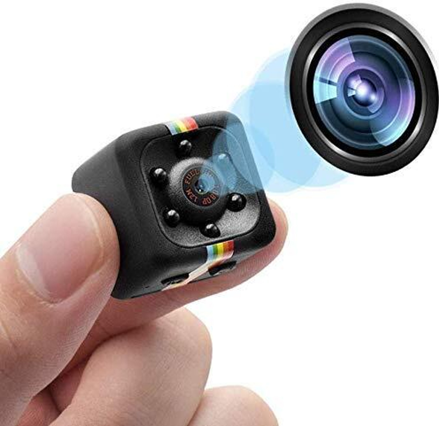 Image of Tazomi 1080P Mini Spy Camera with Low Light Vision Mini Portable Security Camera,Hidden Spy Camera (26 Channel)