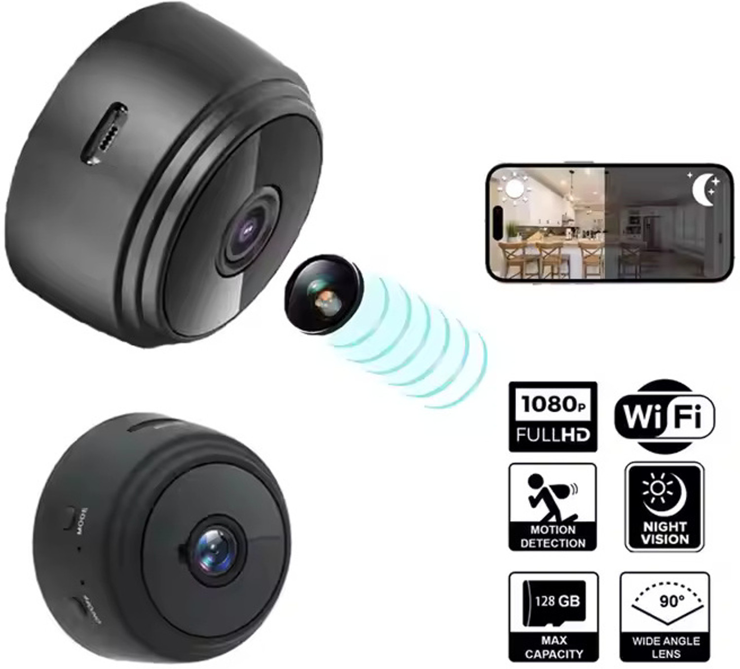 Image of HIKVISION DS - 2CD1023GOE-I Security Camera (UPTO 10 TB, 1 Channel)