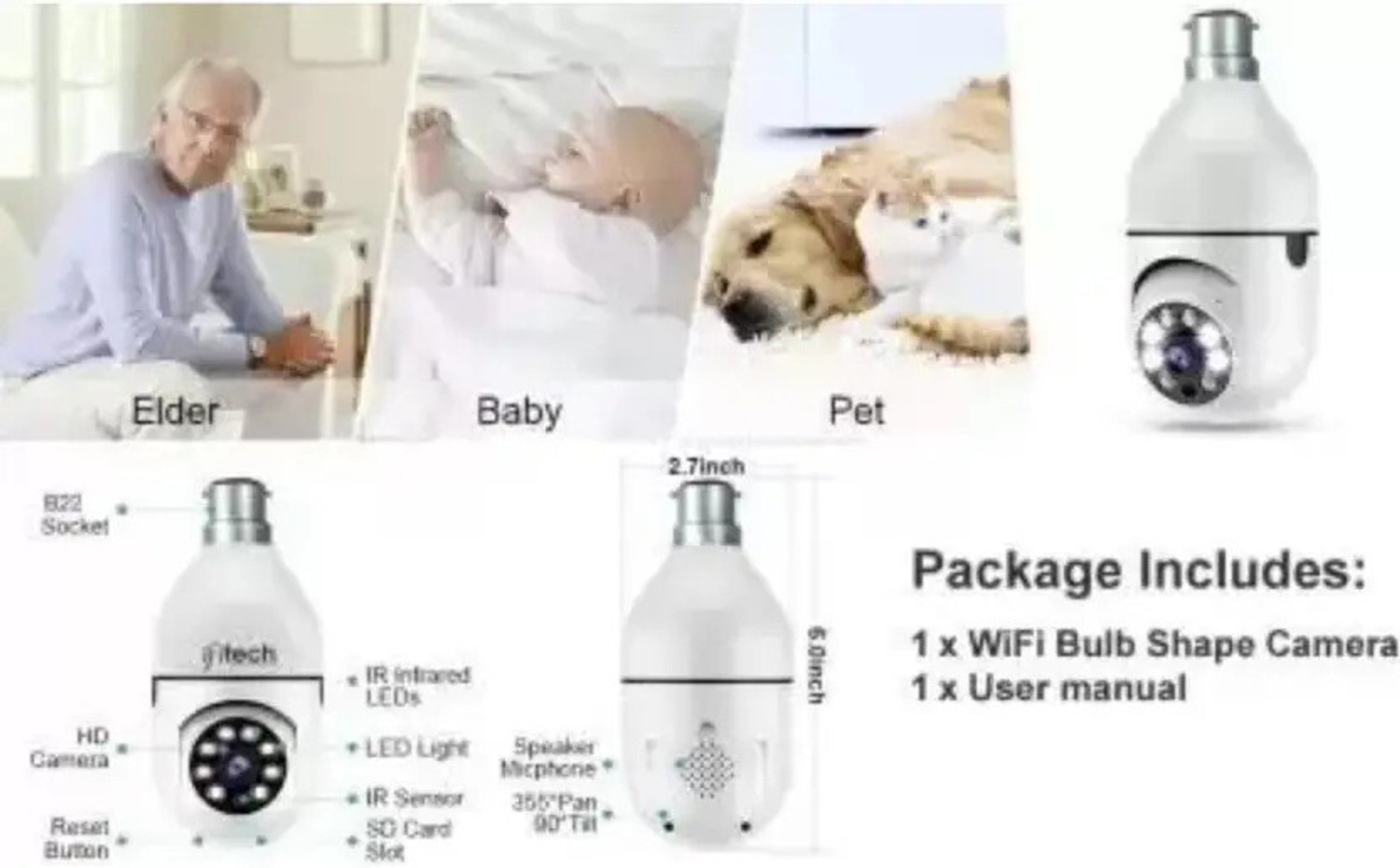 Image of HIKVISION DS - 2CD1023GOE-I Security Camera (UPTO 10 TB, 1 Channel)