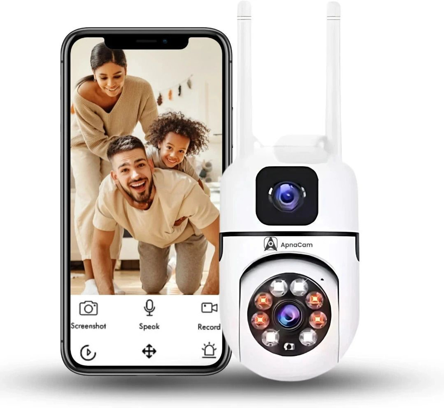 Image of itup Smart Mini CCTV WiFi Camera HD Indoor Security Camera with Mobile App Control Security Camera (4 Channel)