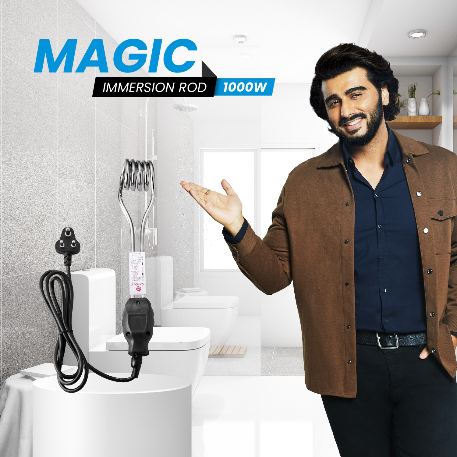 Image of Candes M10W 1000 W Shock Proof Immersion Heater Rod