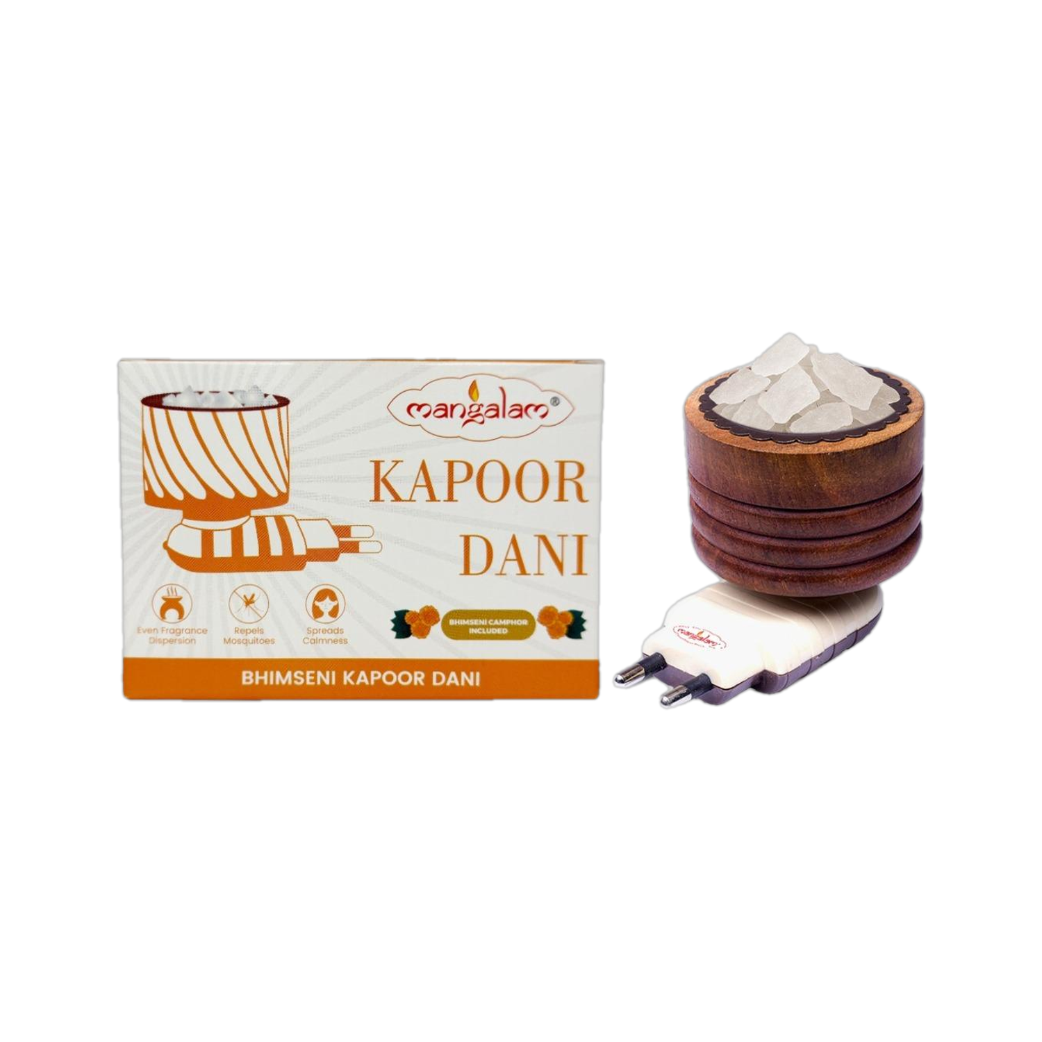 MANGALAM Kapoor Dani Wooden Incense Holder