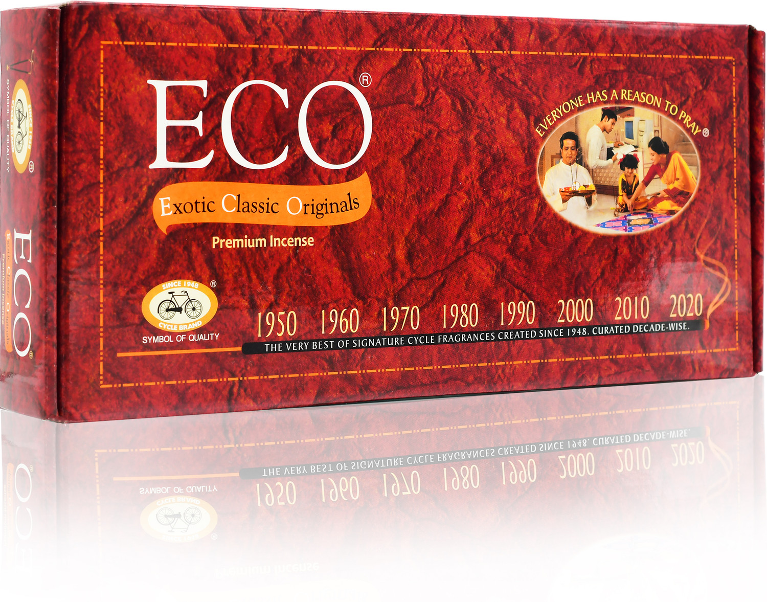 Image of Cycle Pure ECO Classic Handcrafted Incense Sticks Floral, Woody, Herbal, Rose, Sandal, Earthy, Fresh (175 g, Set of 3)