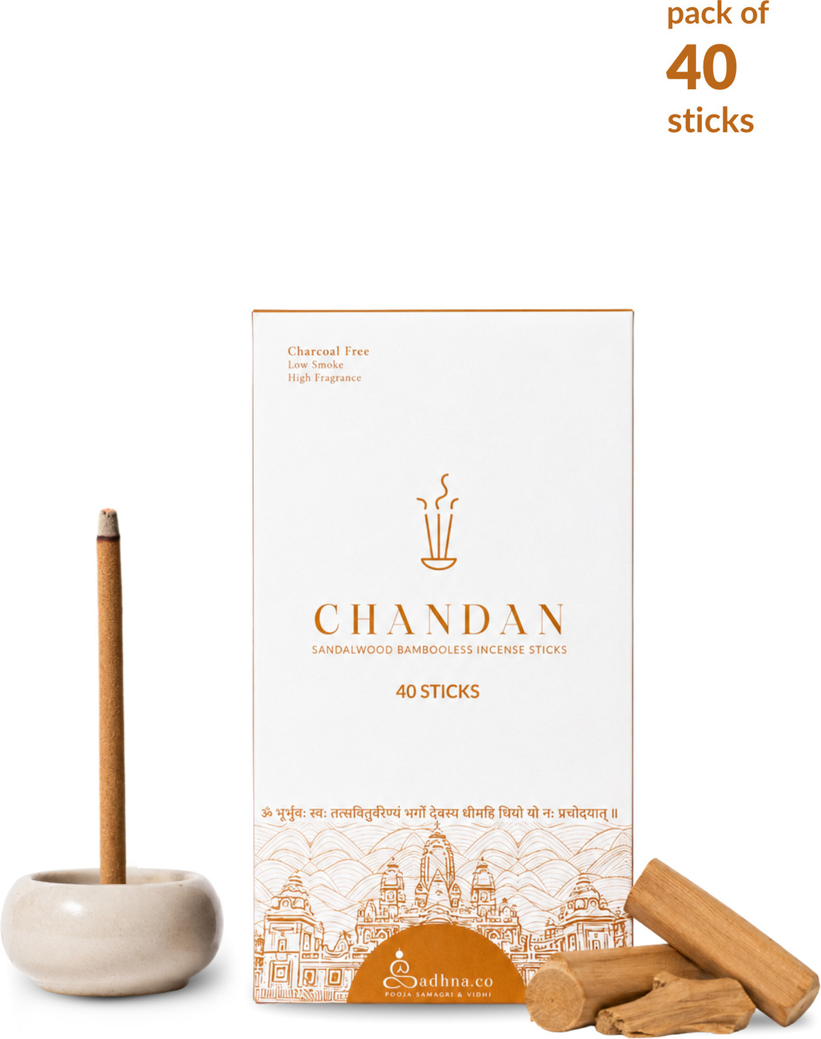 Image of Cycle Pure ECO Classic Handcrafted Incense Sticks Floral, Woody, Herbal, Rose, Sandal, Earthy, Fresh (175 g, Set of 3)